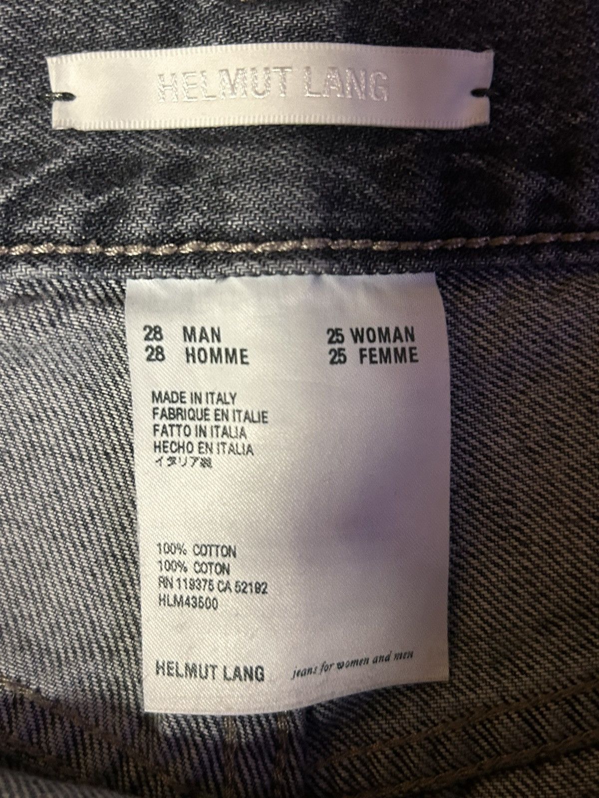 Helmut Lang Helmut Lang embroidered Logo Jeans Size US 30 / EU 46 - 5 Thumbnail