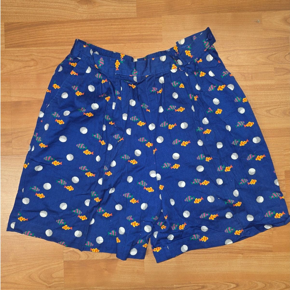 Vintage Vintage EP Pro Golf Blue Shorts Fish Print 10 Golfing Shorts Size 32" / US 10 / IT 46 - 1 Thumbnail
