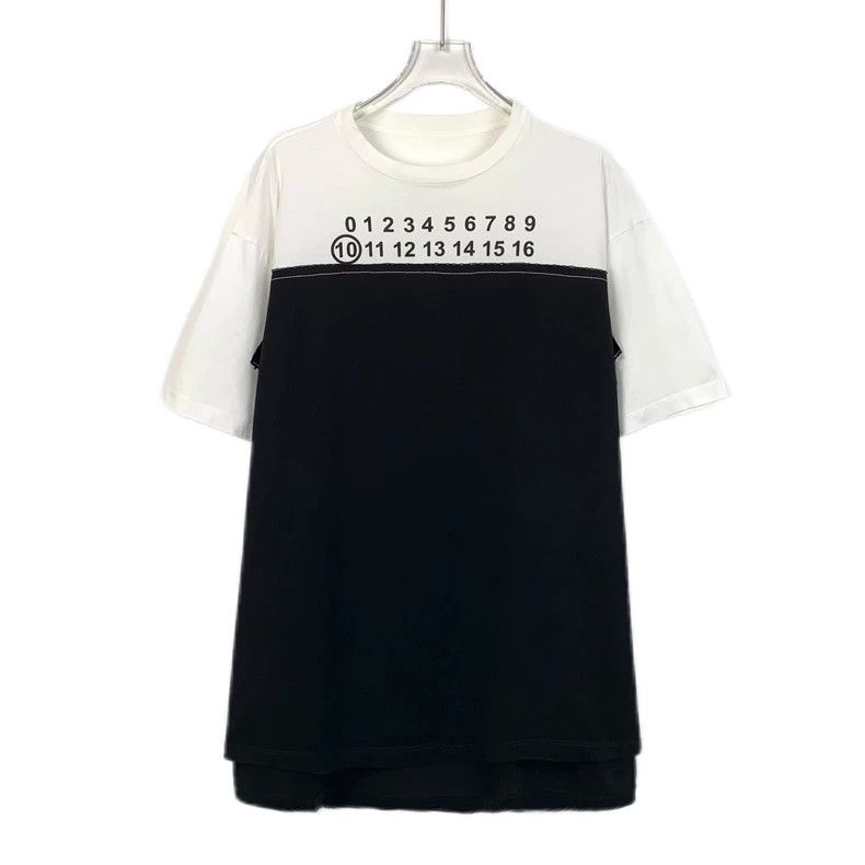 Maison Margiela Maison Margiela Black logo digital letter printed cotton ro Size US S / EU 44-46 / 1 - 1 Thumbnail