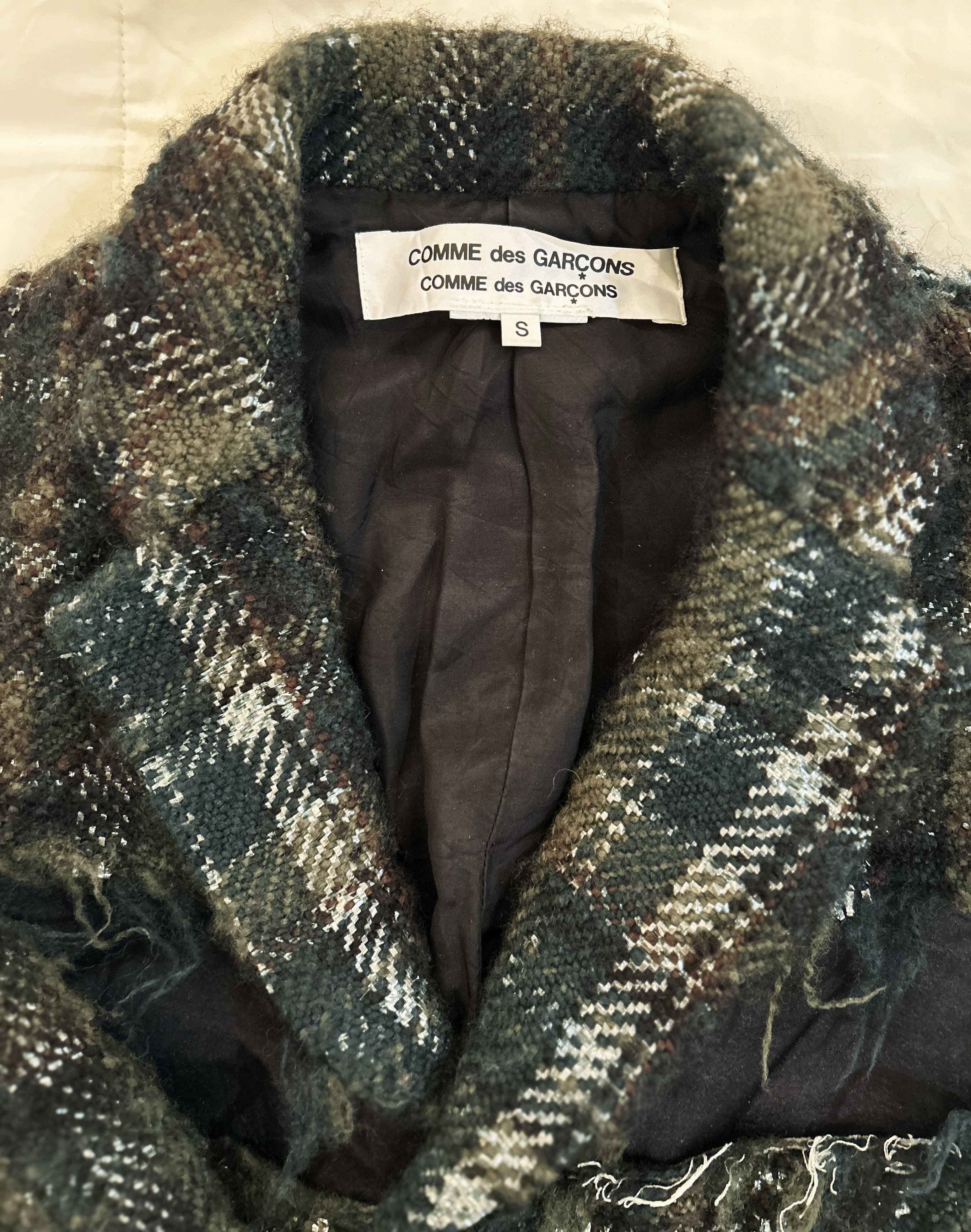 Comme des Garcons Comme des Garcons Tweed Blazer Size S / US 4 / IT 40 - 7 Thumbnail