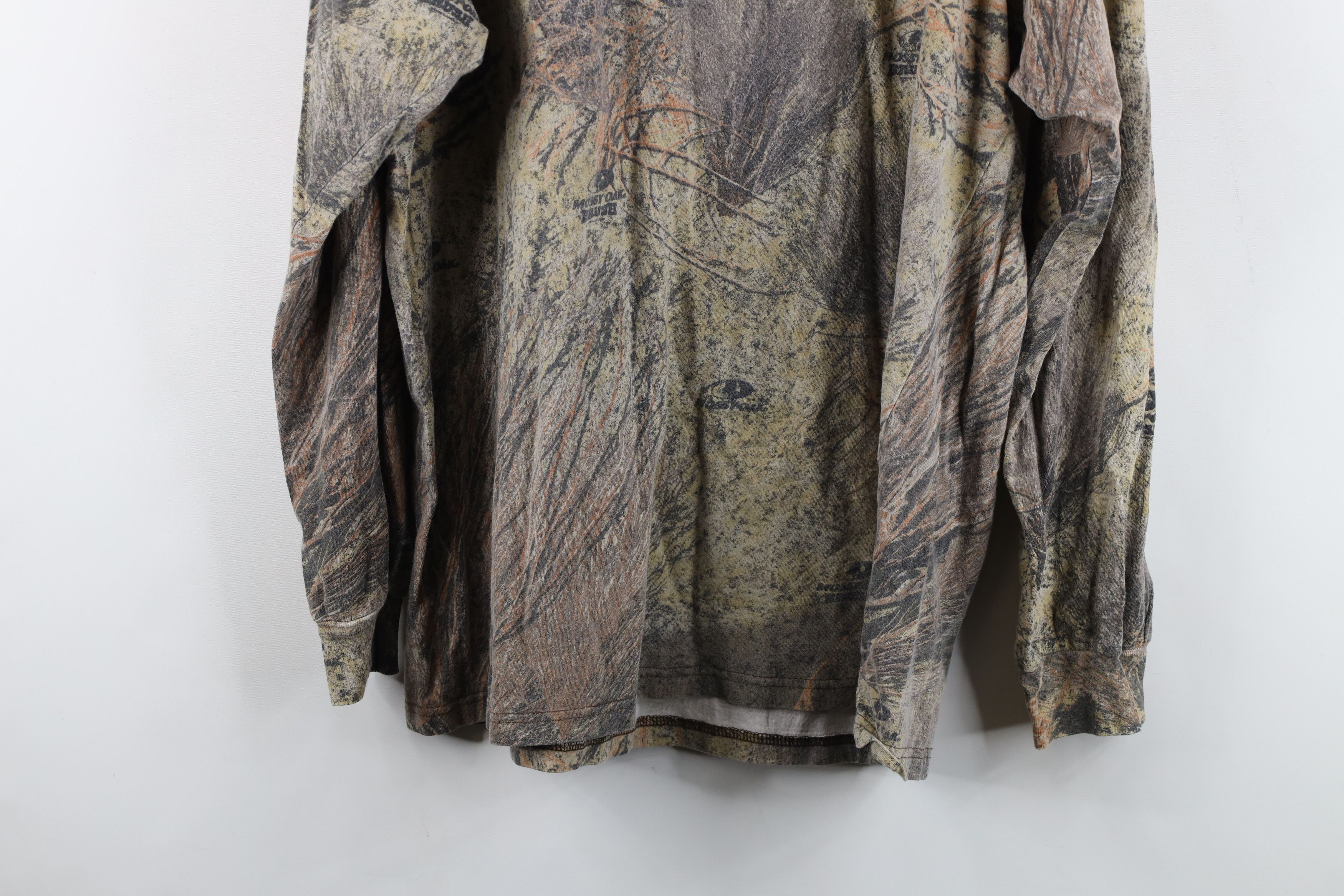 Vintage Vintage Y2K Streetwear Brush Camouflage Long Sleeve T-Shirt Size US XL / EU 56 / 4 - 12 Thumbnail
