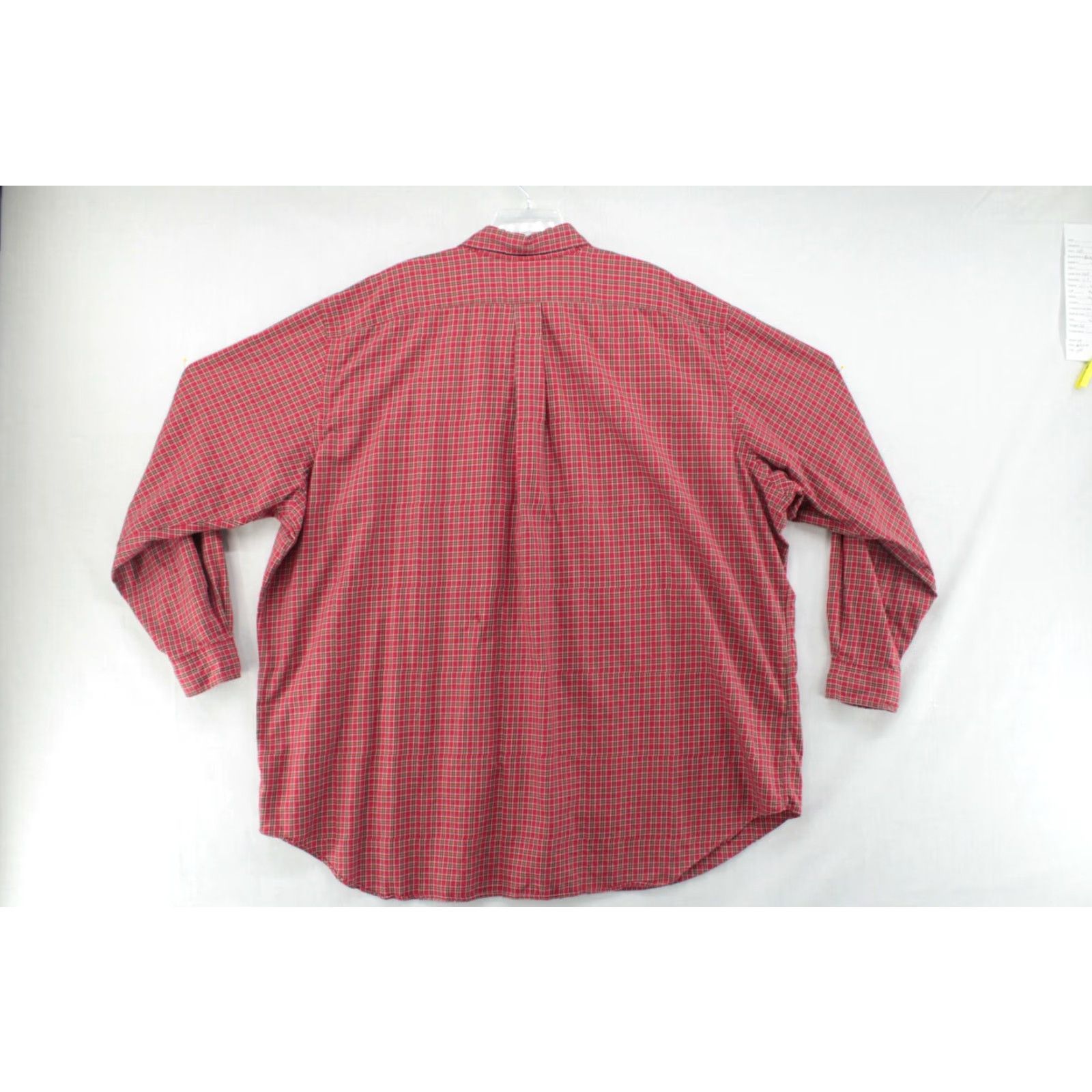 Polo Ralph Lauren VINTAGE Polo Ralph Lauren Shirt Men's Big 4XB Red Black Plaid Long Sleeve Button Preppy Mens Size US XXL / EU 58 / 5 - 7 Thumbnail