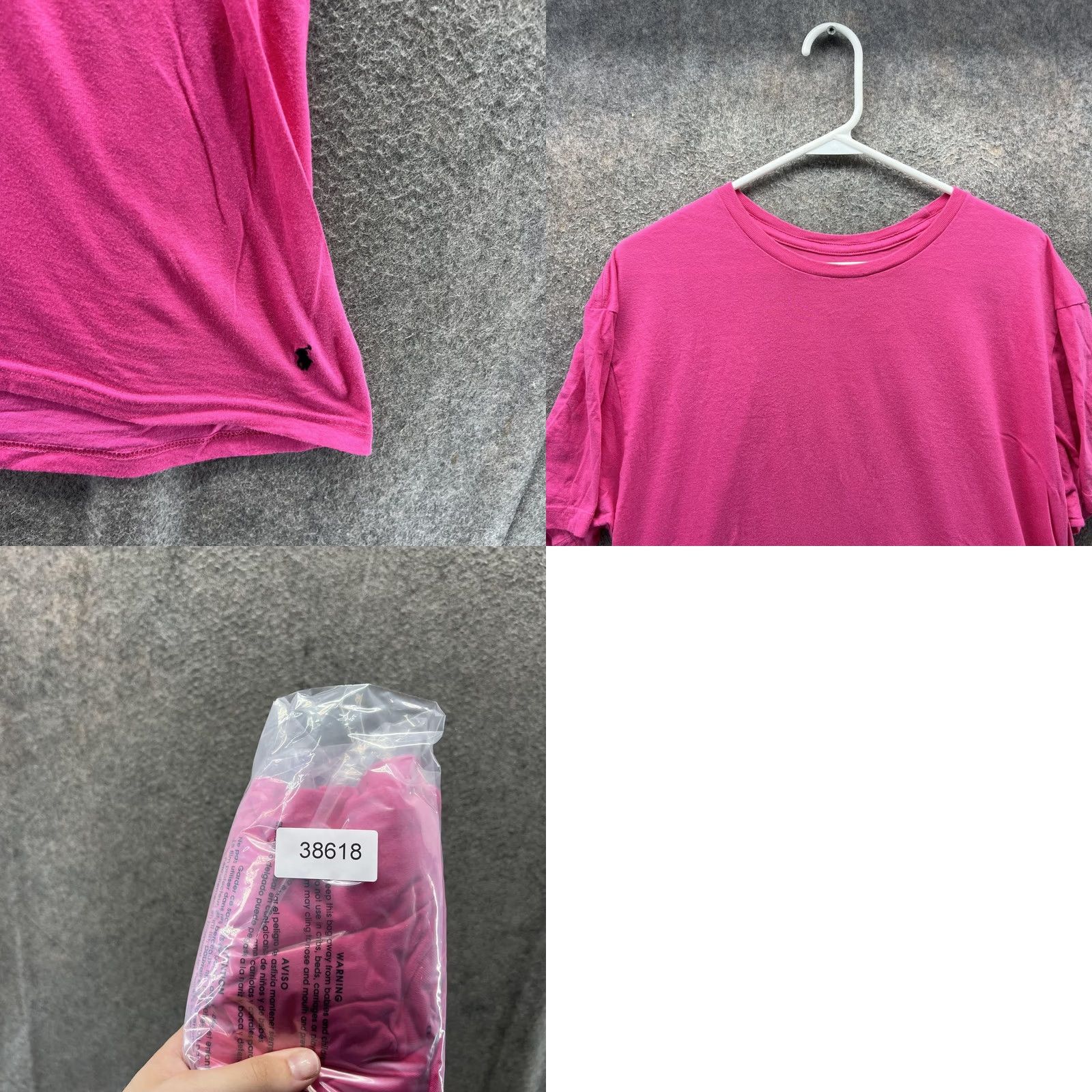 Polo Ralph Lauren Polo Ralph Lauren Shirt Mens Large Pink Classic Fit Cotton Crewneck Tee Size US L / EU 52-54 / 3 - 8 Thumbnail