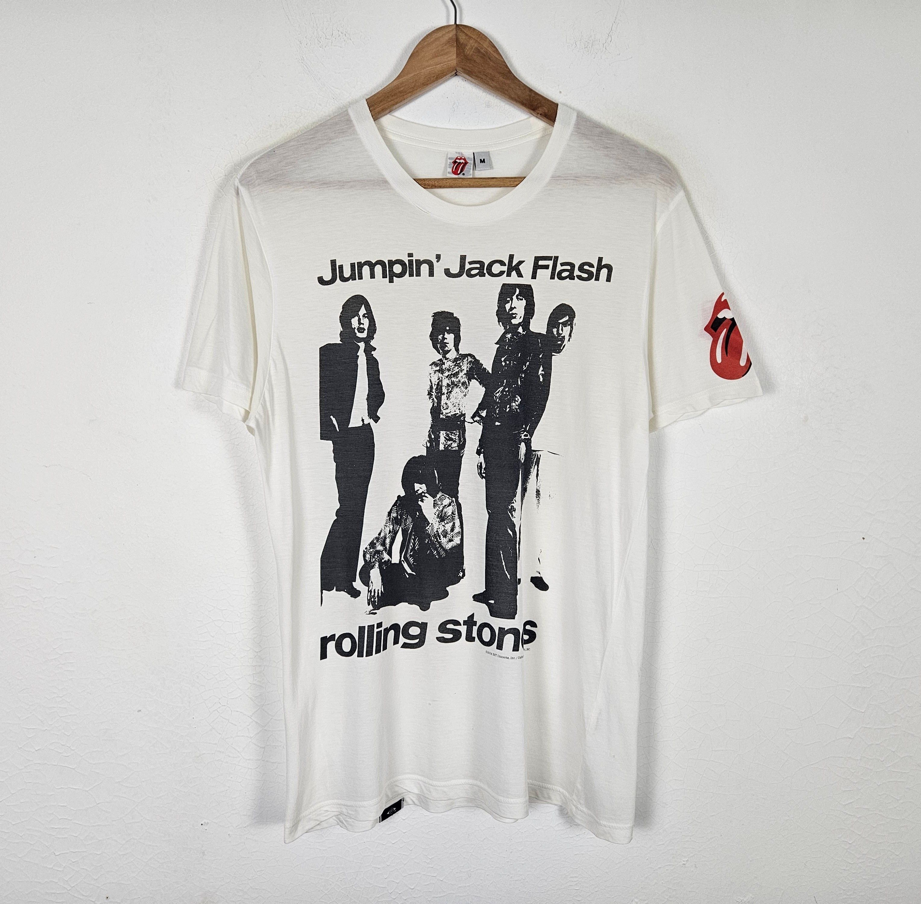 Hysteric Glamour × The Rolling Stones Hysteric Glamour The Rolling Stones Jumpin Jack Flash shirt Size US M / EU 48-50 / 2 - 2 Thumbnail