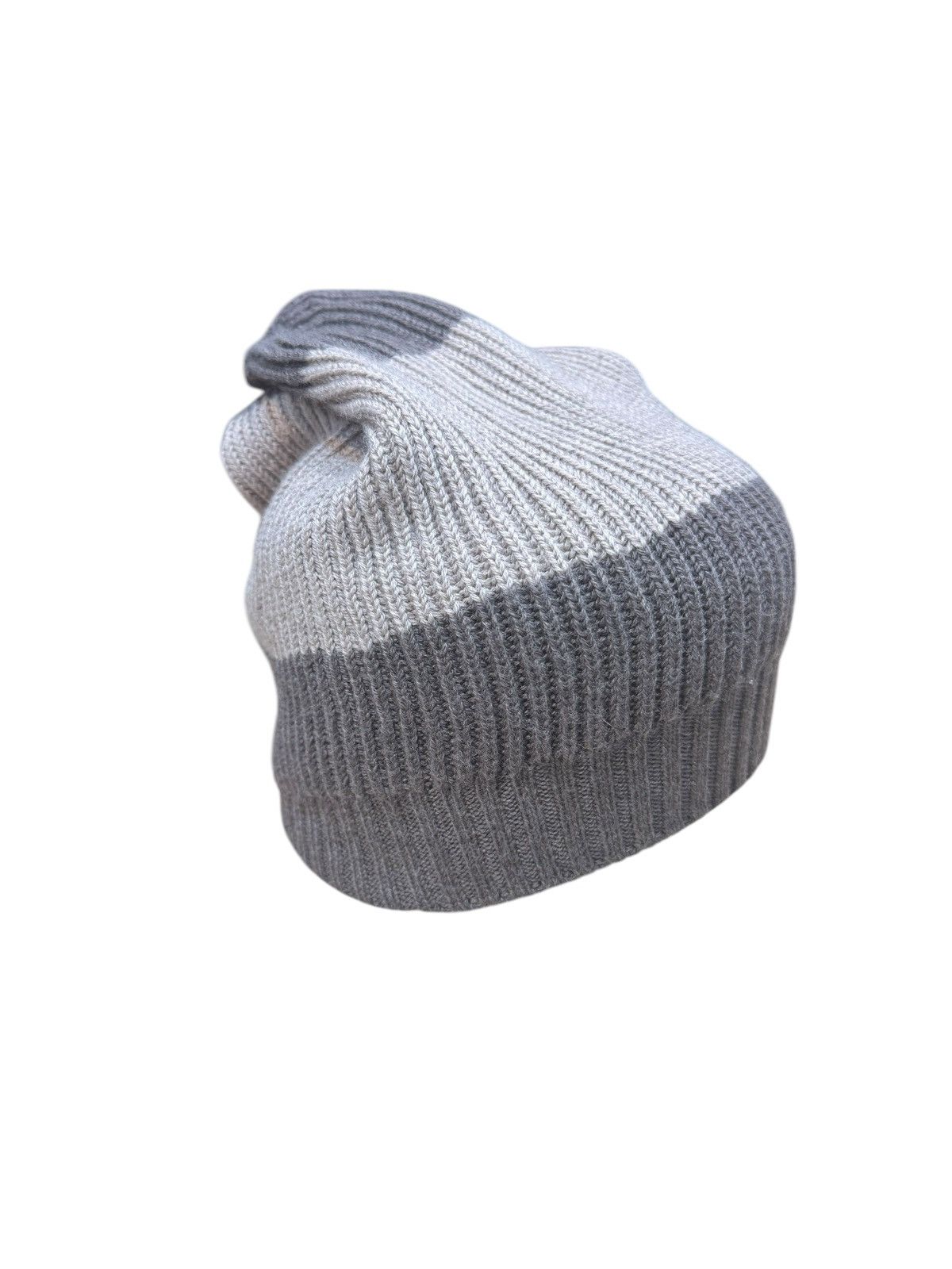Gucci Gucci Ribbed Wool Interlocking GG Beanie Hat Size ONE SIZE - 4 Thumbnail