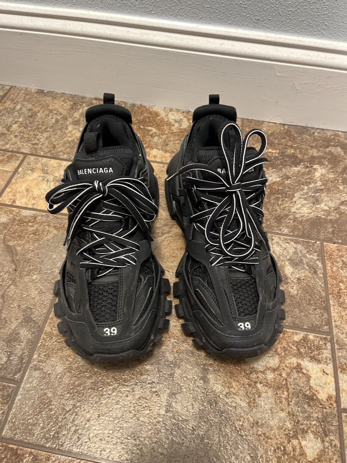 Balenciaga Balenciaga Track Triple Black Size US 6 / EU 39 - 1 Thumbnail