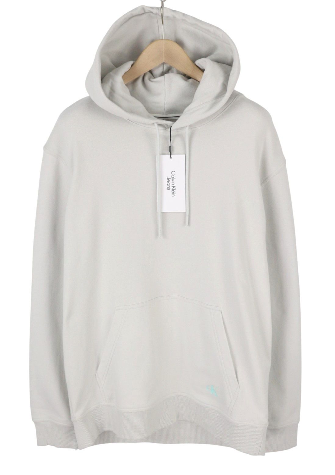 Calvin Klein XL Lunar Rock Grey Back Logo Pullover Hoodie 87445 Size US XL / EU 56 / 4 - 3 Thumbnail