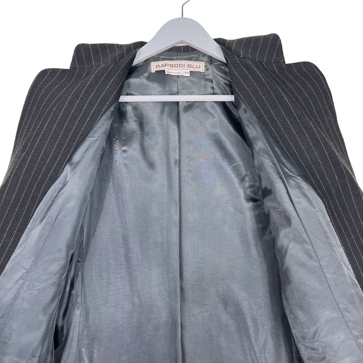 Designer 🔥 RAPSODI BLU STRIPE LAZER JACKET MADE IN ITALY Size US S / EU 44-46 / 1 - 13 Thumbnail