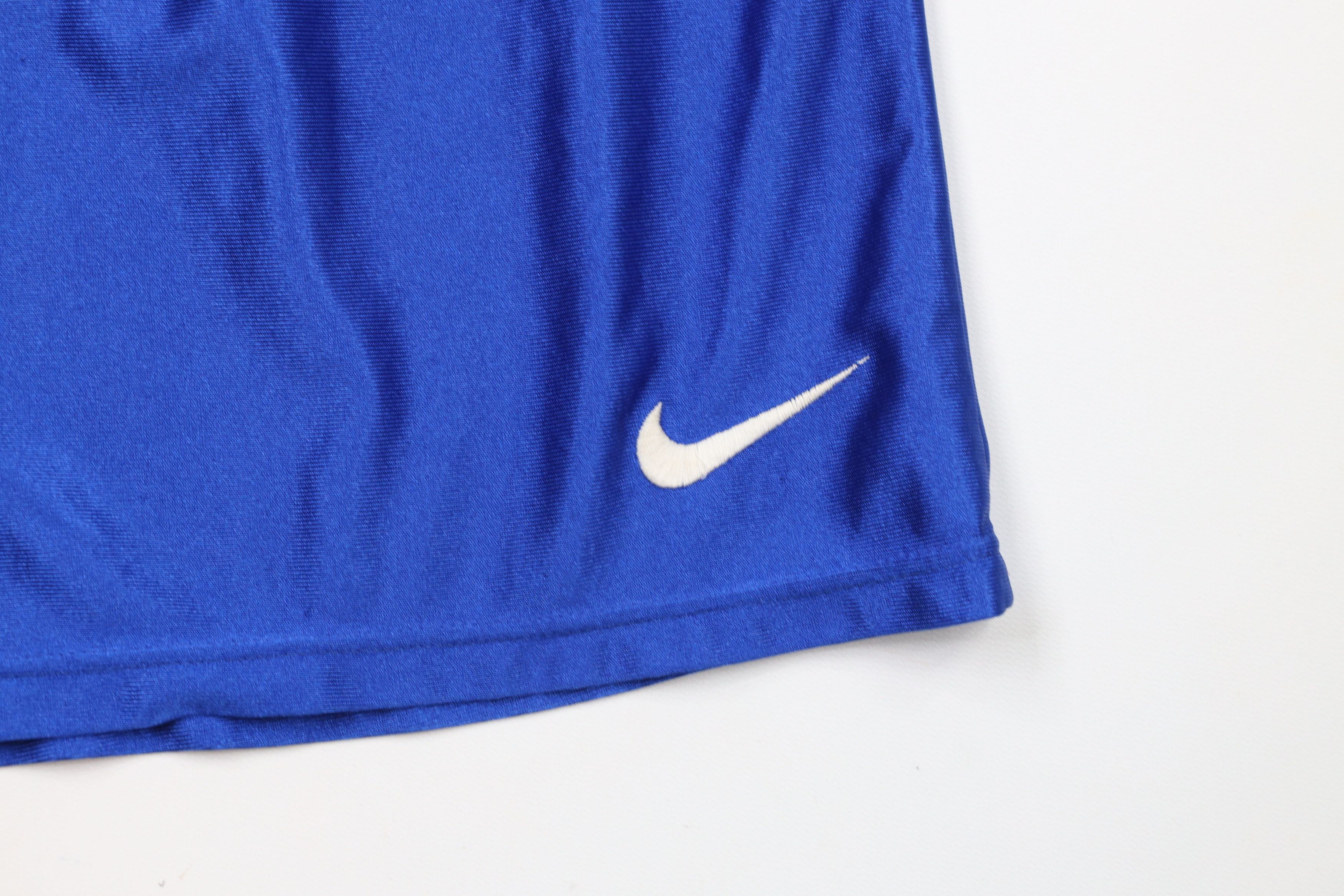 Nike × Vintage Vintage 90s Nike Mini Swoosh Silky Basketball Shorts USA Size US 34 / EU 50 - 5 Thumbnail