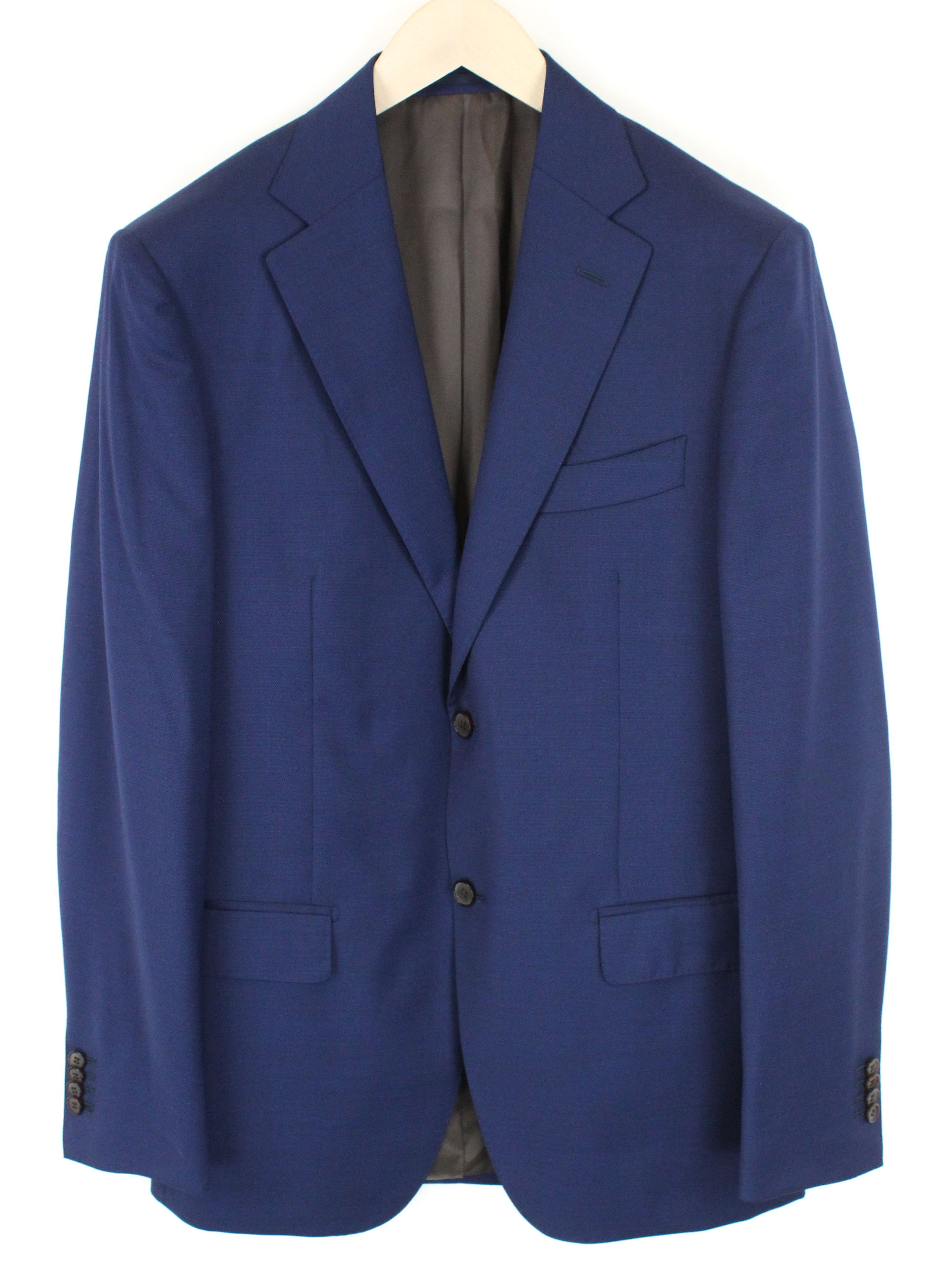 NAPOLI UK40L Blue Wool Blazer 55703