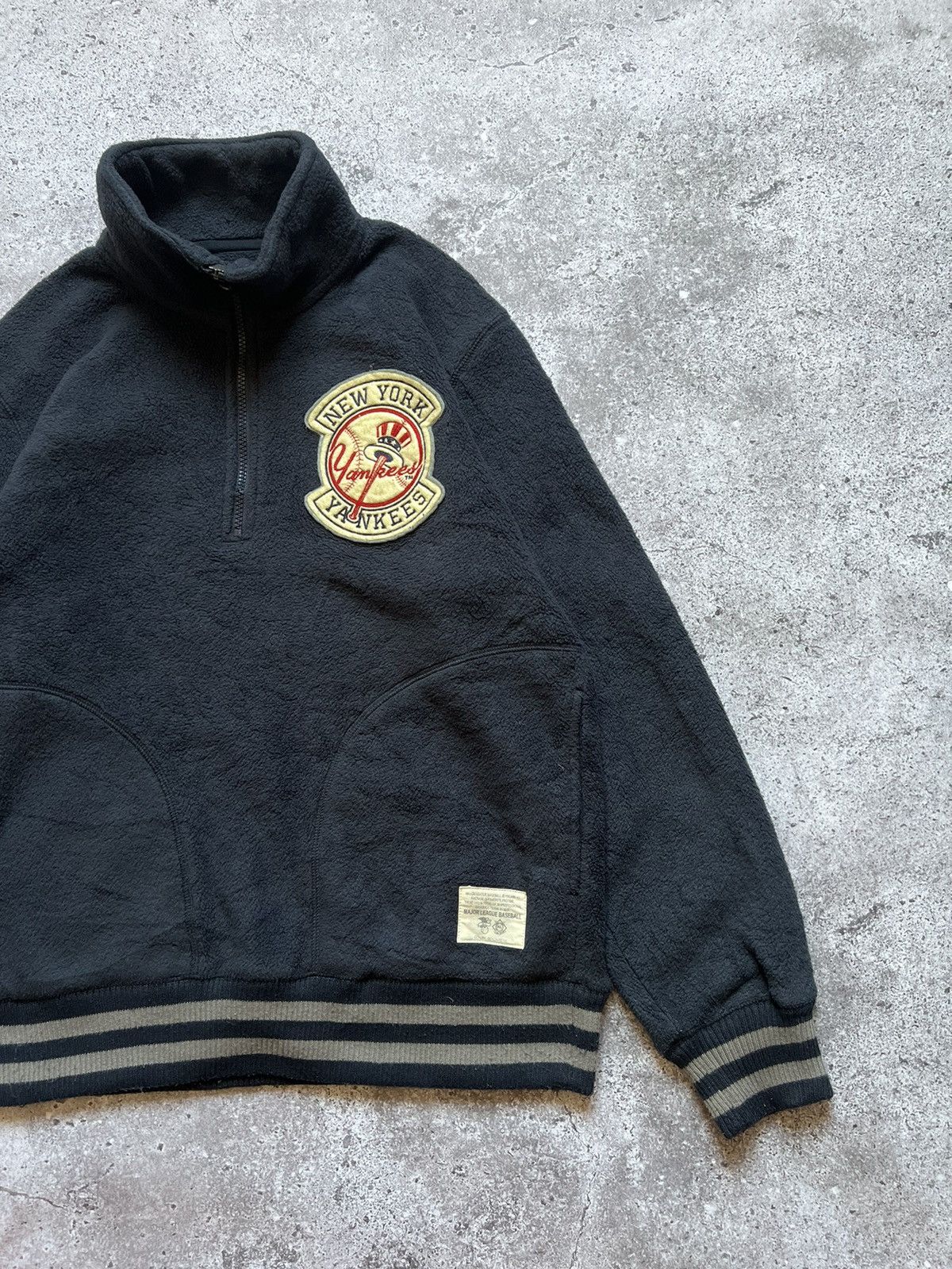 MLB Vintage MLB New York Yankees Fleece Sweater Half Zip Size US L / EU 52-54 / 3 - 2 Thumbnail