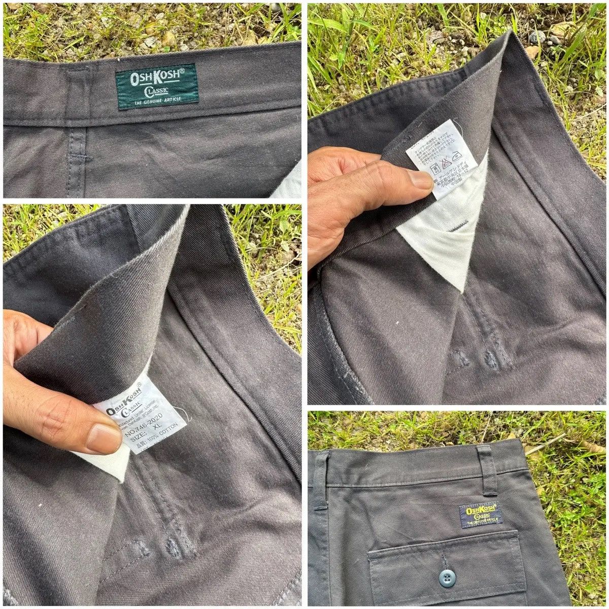 Oshkosh VINTAGE OSH KOSH CLASSIC UTILITY WORKWEAR CARGO PANTS Size US 32 / EU 48 - 15 Thumbnail