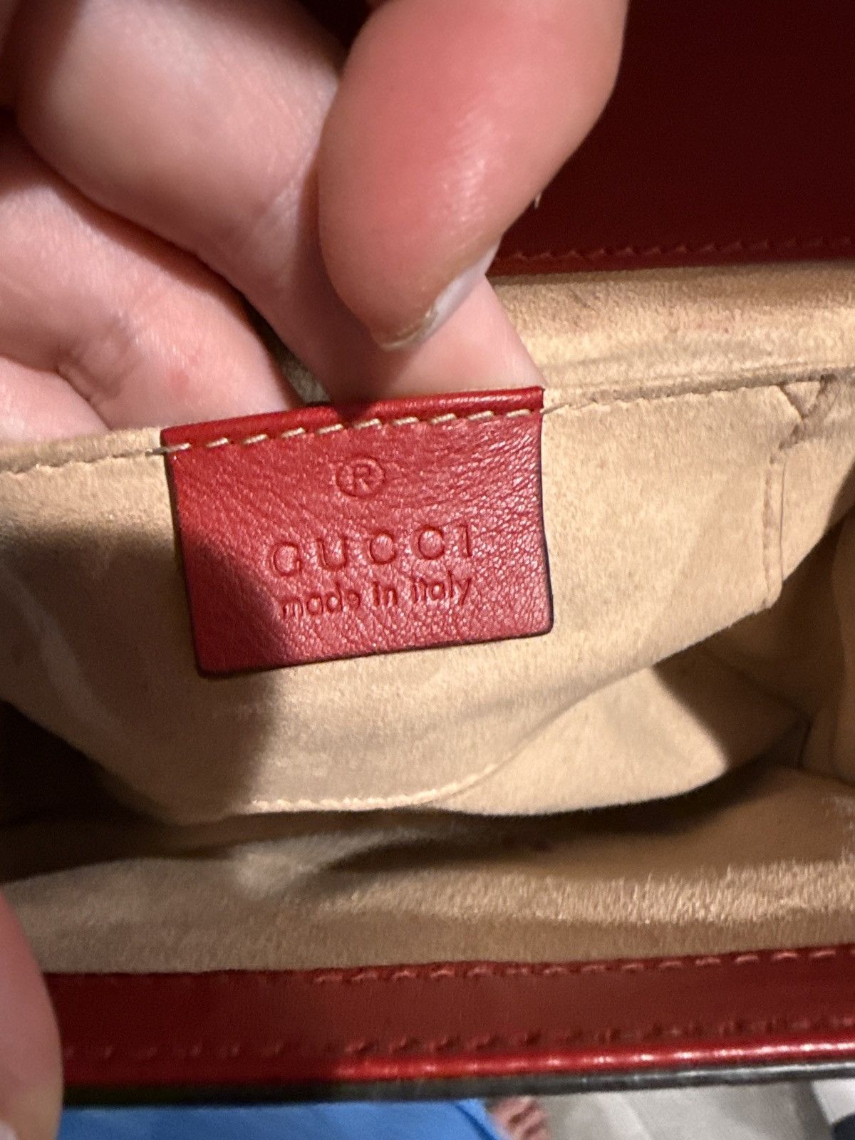 Gucci Gucci Padlock Cloth Handbag Size ONE SIZE - 11 Thumbnail