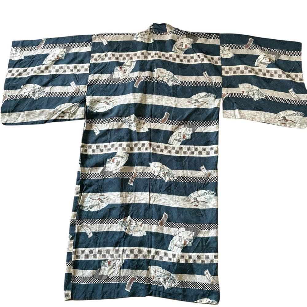 Japanese Brand × Vintage Made in Japan Two Layer Reversible Kimono Robe Jacket Size US S / EU 44-46 / 1 - 2 Thumbnail
