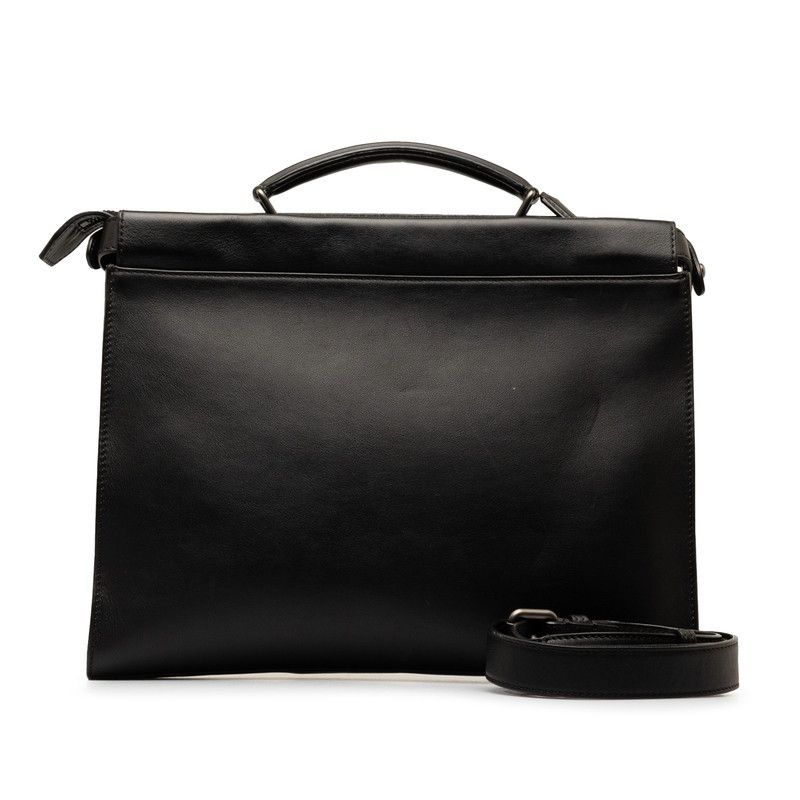 Fendi Fendi Leather Peekaboo Fit Monster Bugs Eye 2Way Bag 7Va406 Leather Shoulder Bag 7Va406 in Black, Women's