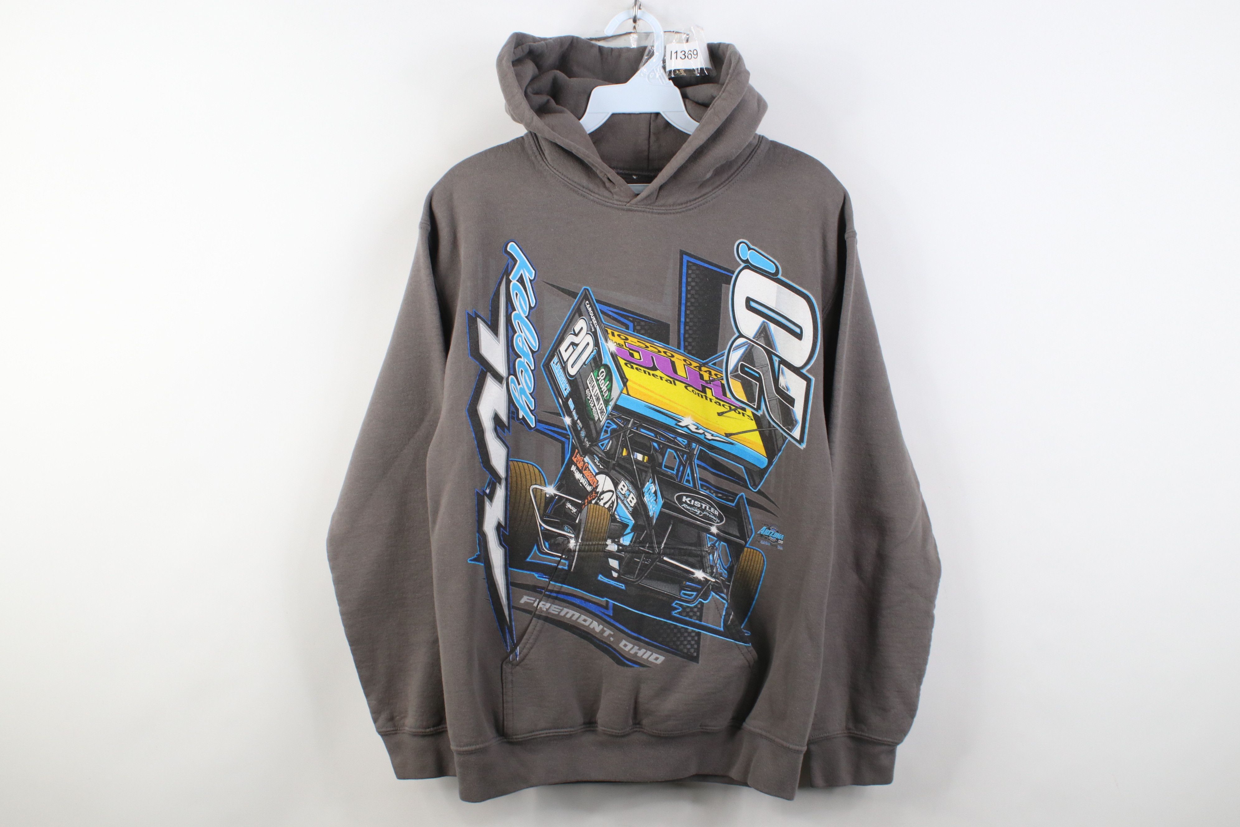 Vintage Y2K Streetwear Kelsey Ivy Racing Hoodie Sweatshirt Gray Size US S / EU 44-46 / 1 - 1 Thumbnail