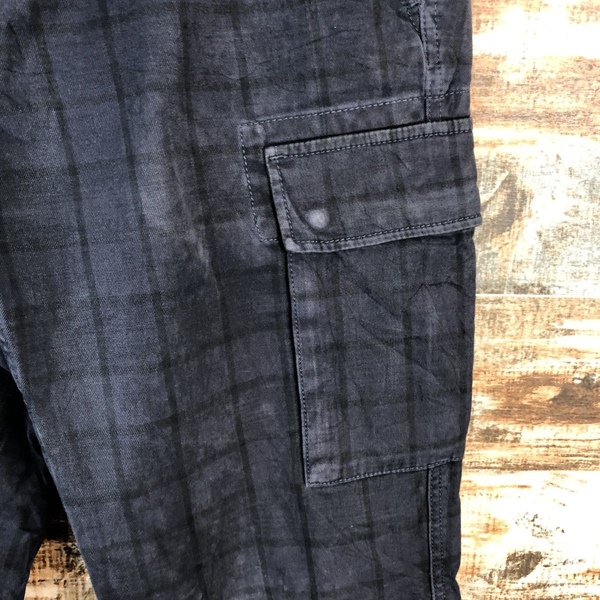 Comme Ca Ism DL Comme Ca Ism checkered Cargo Multipocket Pants #C644 Size US 32 / EU 48 - 9 Thumbnail