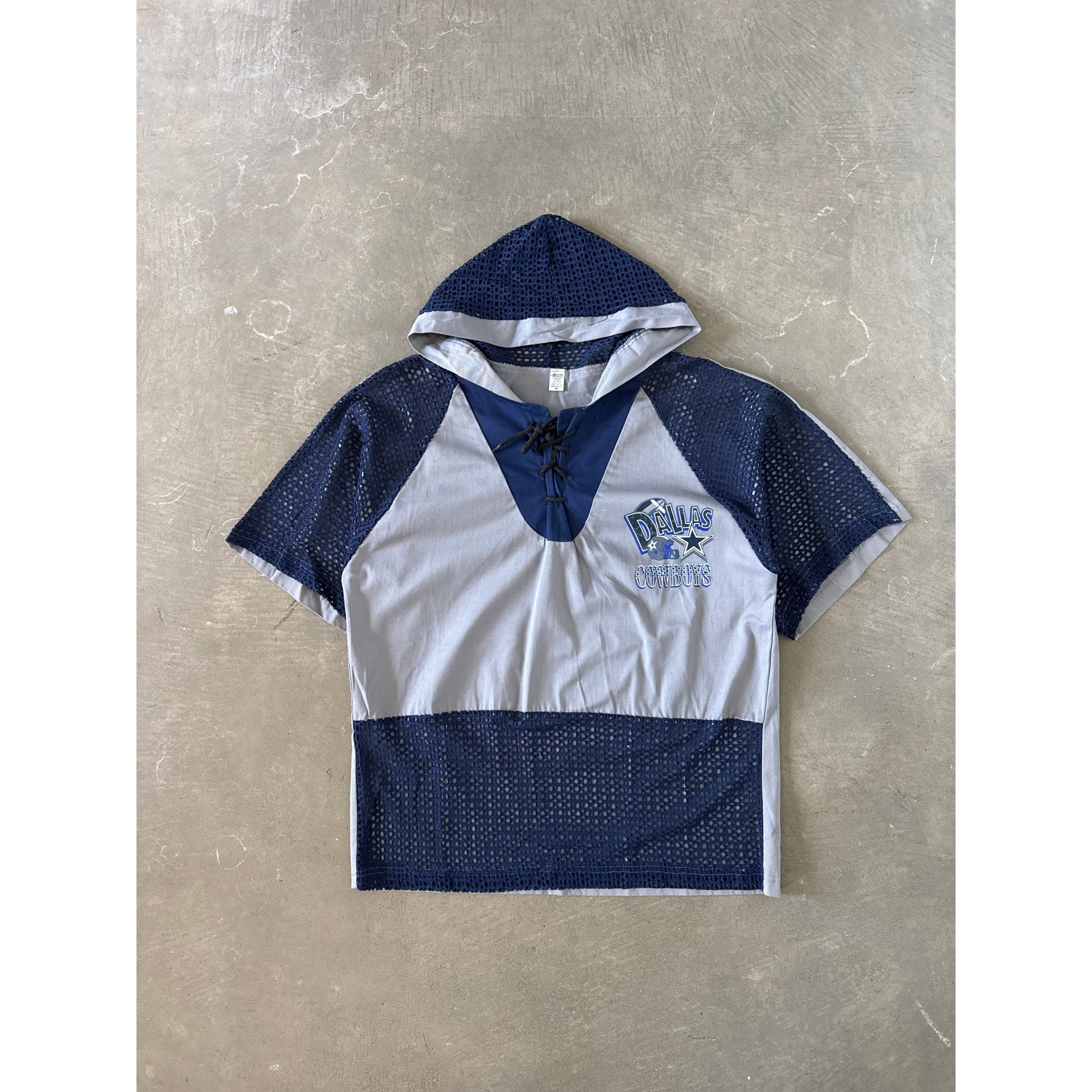 Vintage Vintage 90s Dallas Cowboys Hoodied Tee Shorts Set Size US M / EU 48-50 / 2 - 3 Thumbnail