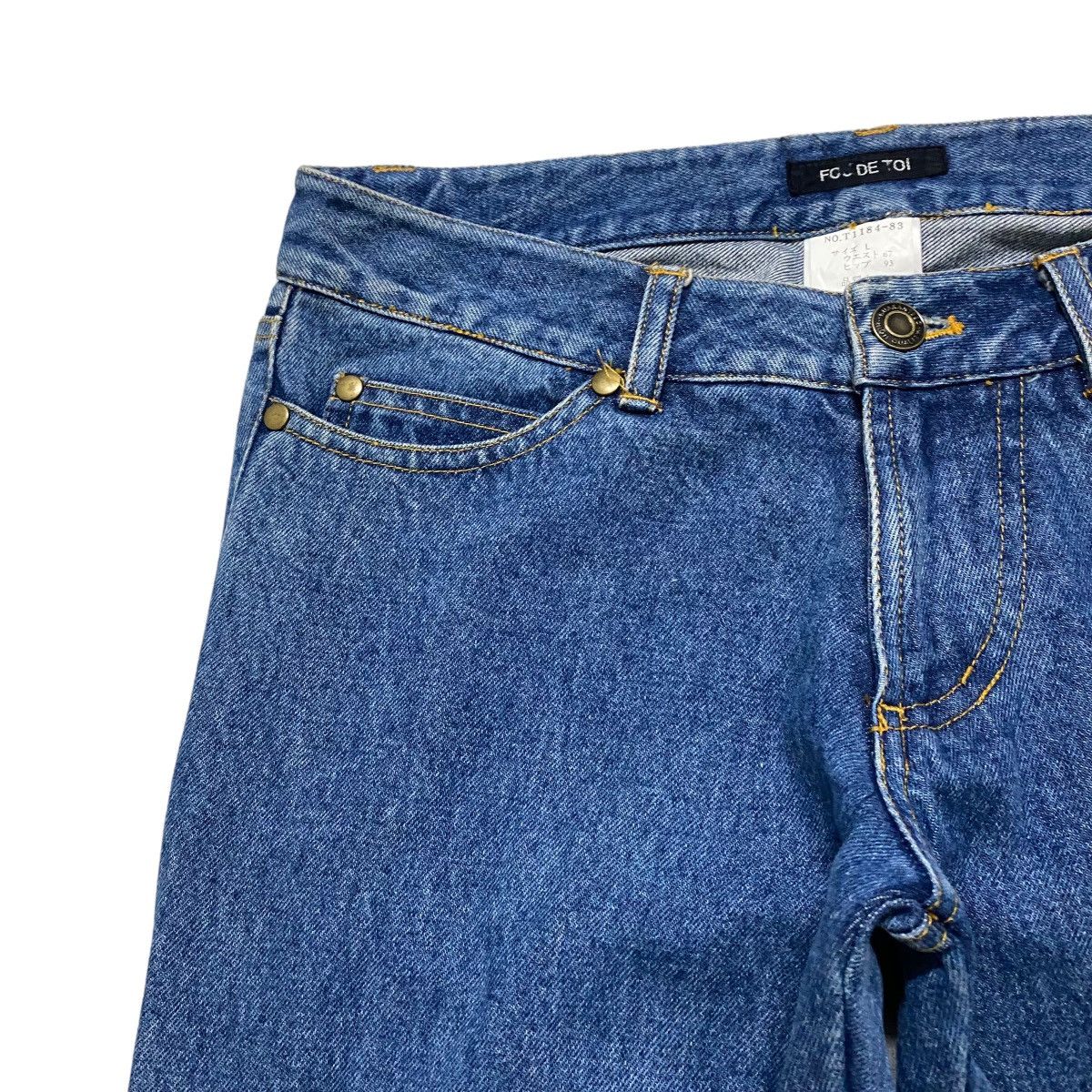 Japanese Brand FOU DE TOI Denim Flare Jeans Size US 28 / EU 44 - 4 Thumbnail