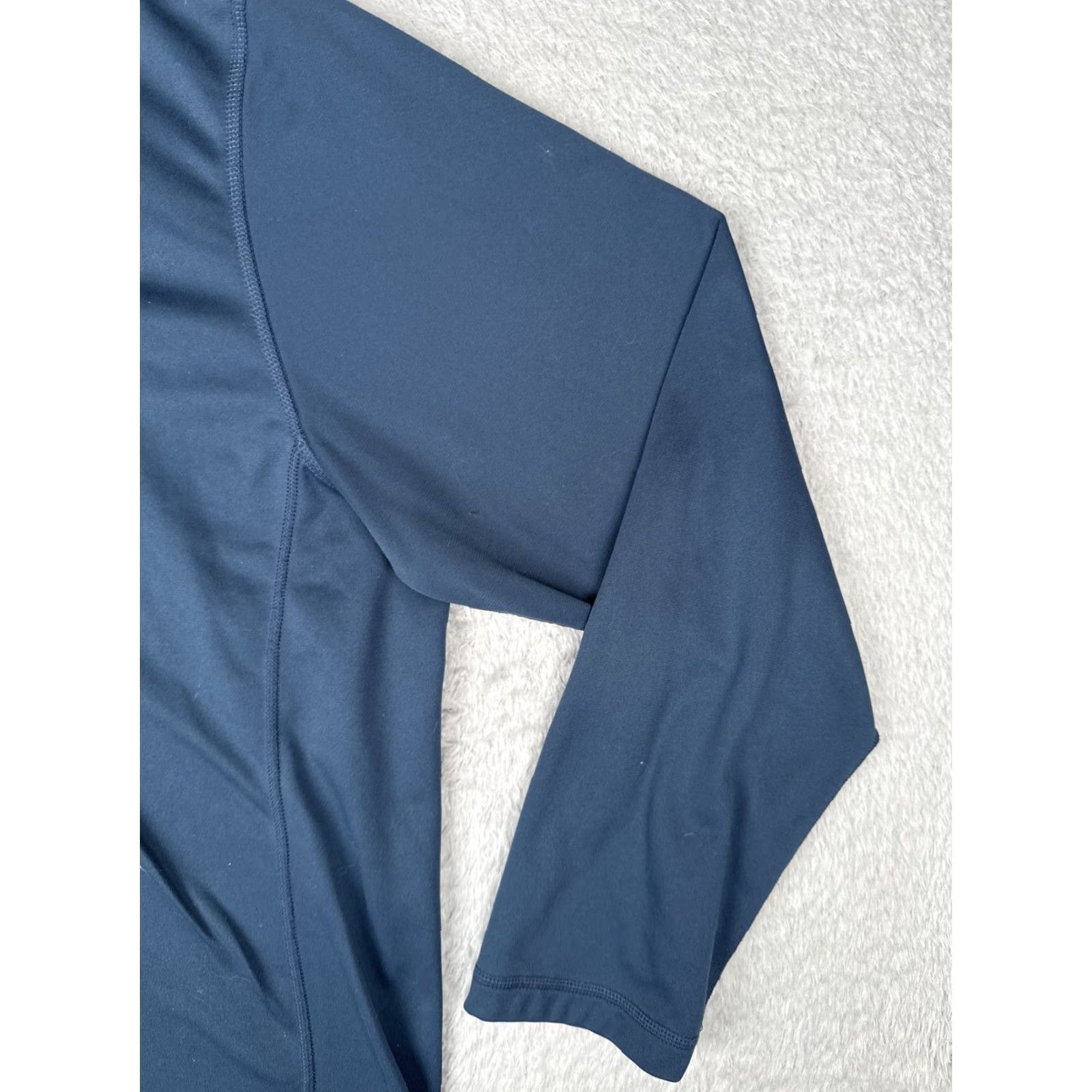 The North Face The North Face Sweatshirt Men 3XL Blue 1/4 Zip Mock Neck Logo Pullover Polyester Sweatshirt Size US XXL / EU 58 / 5 - 2 Thumbnail