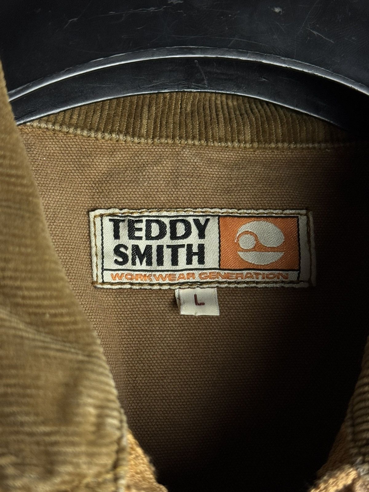 Vintage Vintage 90s Teddy Smith Work Canvas Boxy Jacket (Carhartt) Size US L / EU 52-54 / 3 - 8 Thumbnail