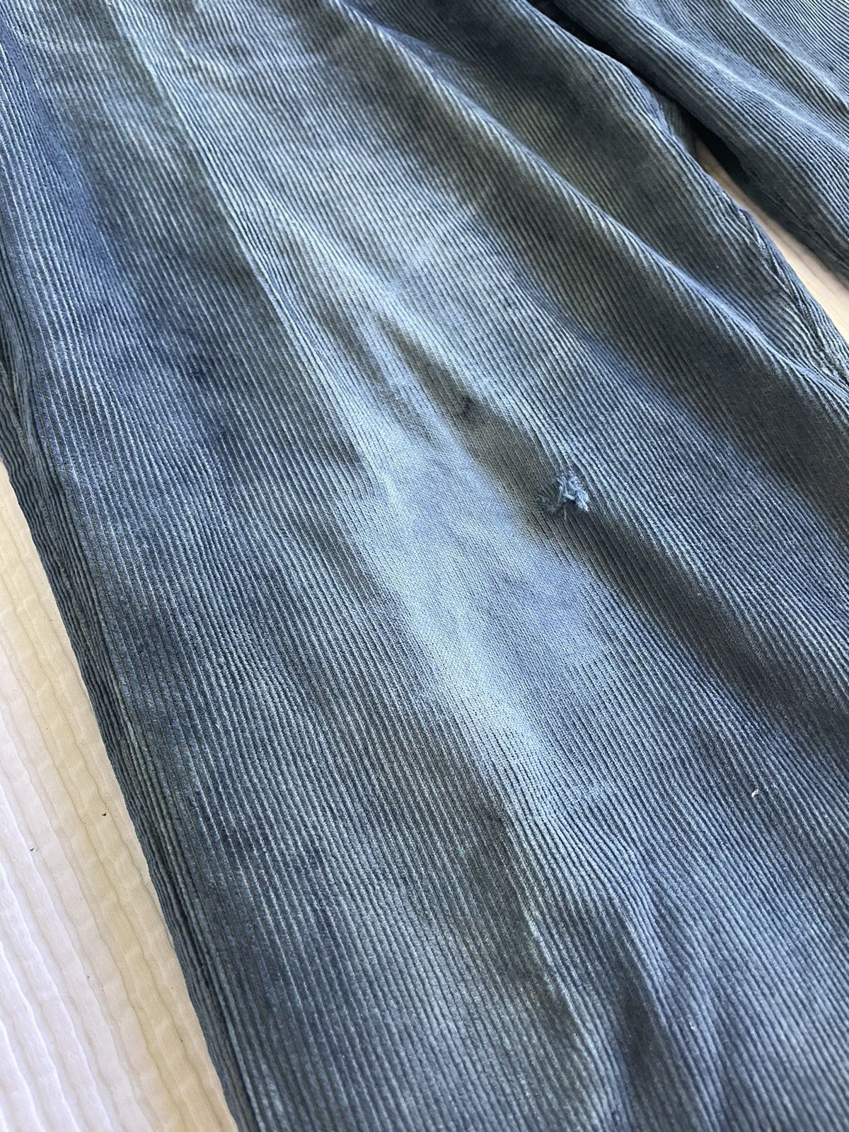 Other Worn Hand Dyed Indigo Cords Size US 33 - 5 Thumbnail