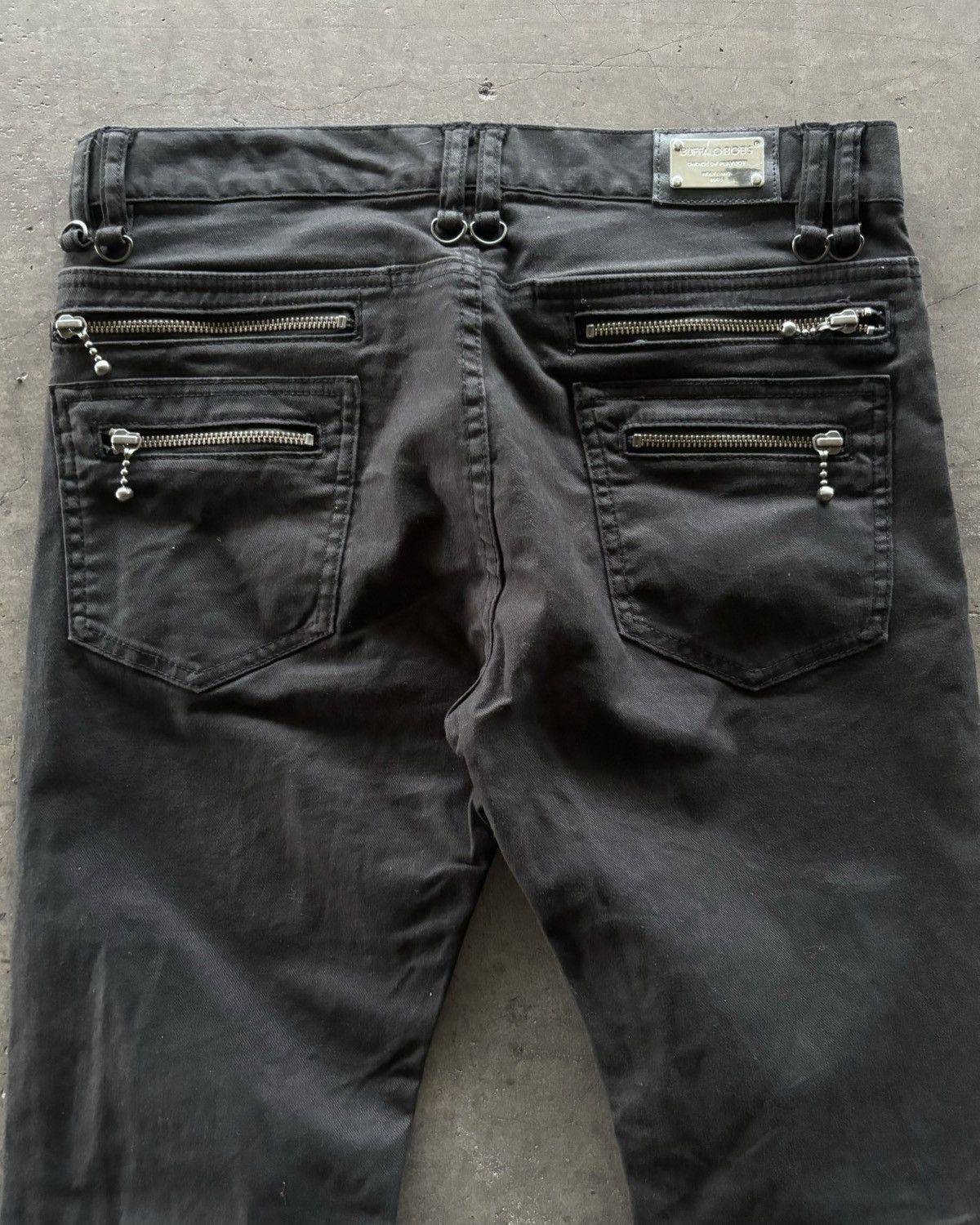 BUFFALO BOBS Buffalo Bobs Bootcut Black Pants Size US 30 / EU 46 - 7 Thumbnail