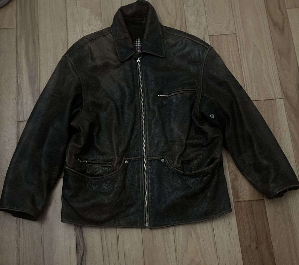 Other Vintage Winlit Leather Coat Jacket Size Large Brown Size US M / EU 48-50 / 2 - 1 Thumbnail