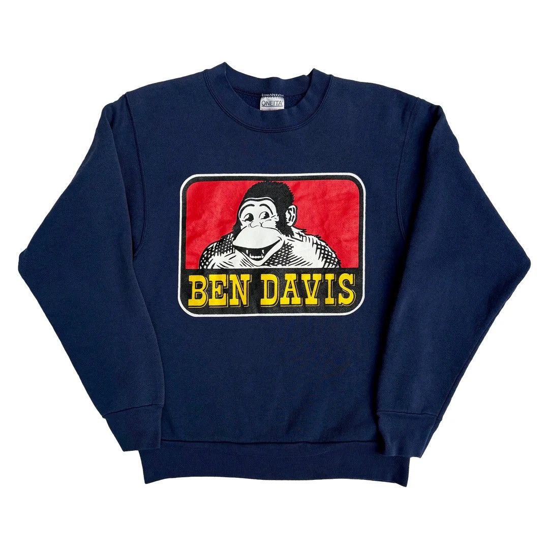 Ben Davis Ben Davis 1990 90s Vintage USA Made Logo Rare Sweatshirt Size US M / EU 48-50 / 2 - 1 Thumbnail