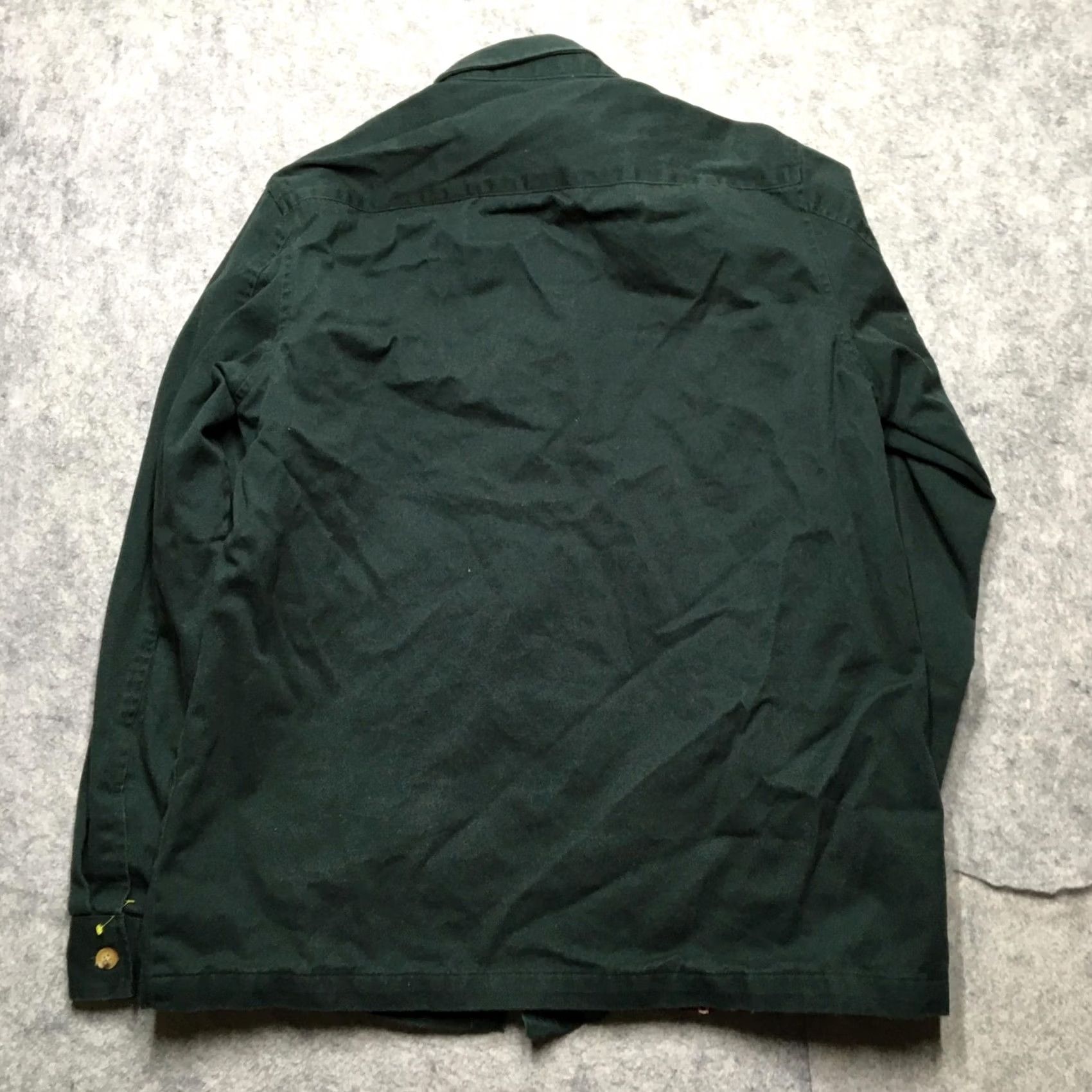 Vintage Jiberish Shirt Mens Large Green Twill Lined Button Up Workwear Casual Shacket Size US L / EU 52-54 / 3 - 6 Thumbnail
