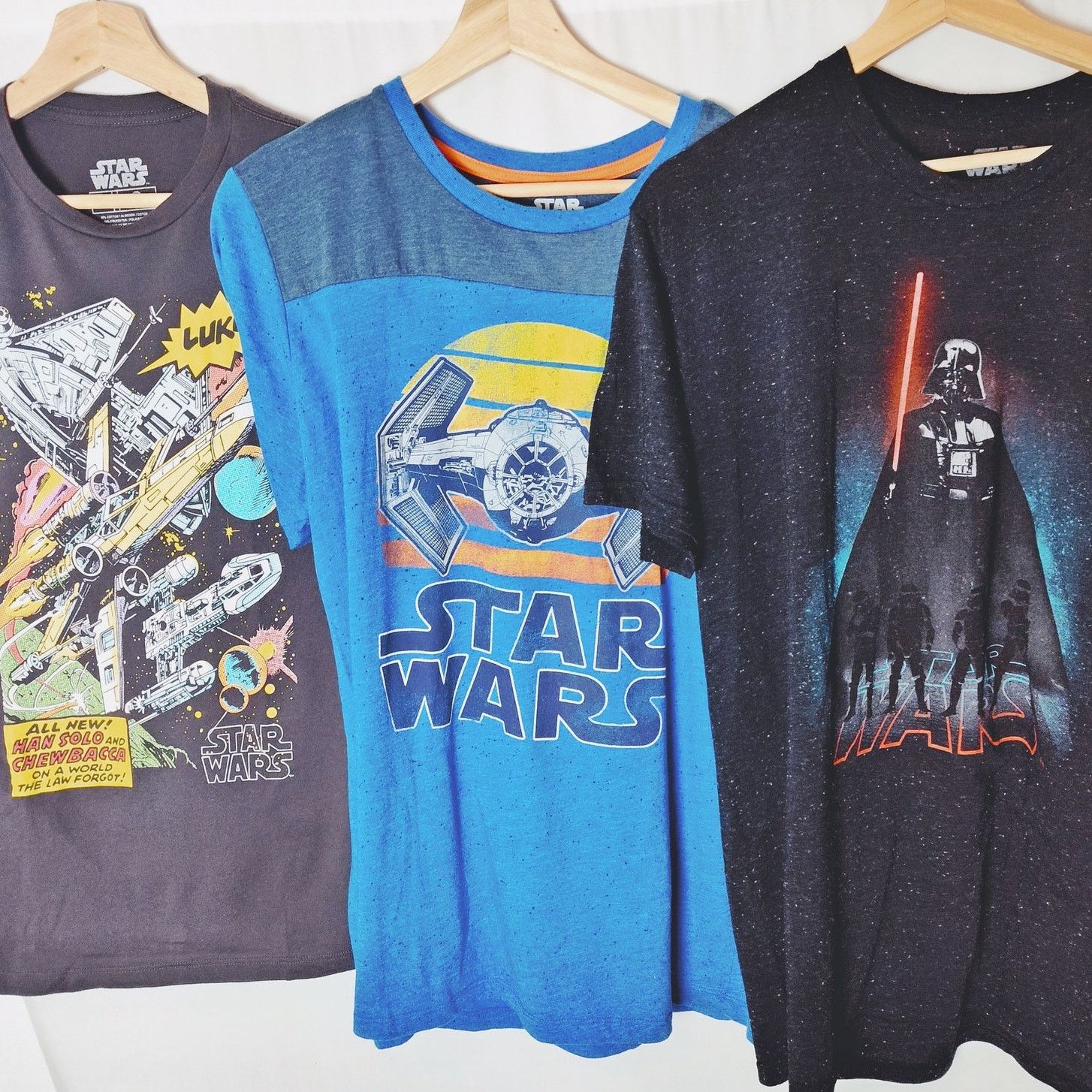 Disney Disney Star Wars Marvel Large 5 Shirt Bundle Size US L / EU 52-54 / 3 - 7 Thumbnail