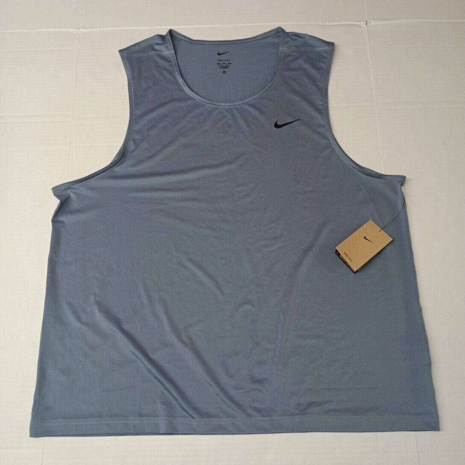 Nike Nike Dri-Fit Ready Fitness Mesh Tank Top Men's 2XL XXL Blue Size US XXL / EU 58 / 5 - 1 Thumbnail
