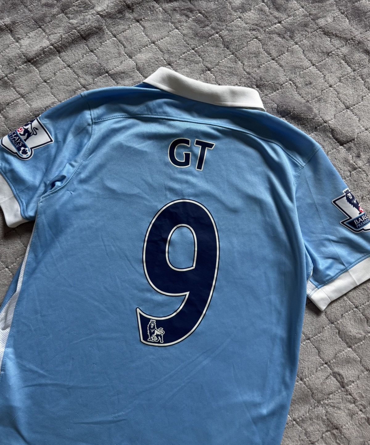 Vintage Vintage Nike Manchester City 2013/14 Home Jersey Size US XS / EU 42 / 0 - 6 Thumbnail