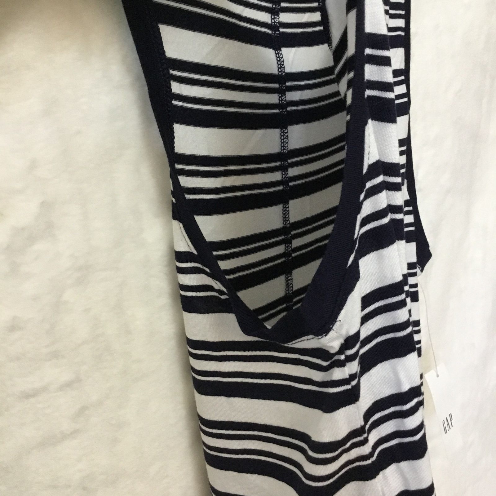 Gap GAP Navy and White Luxe Stripe Tank Size S / US 4 / IT 40 - 9 Thumbnail