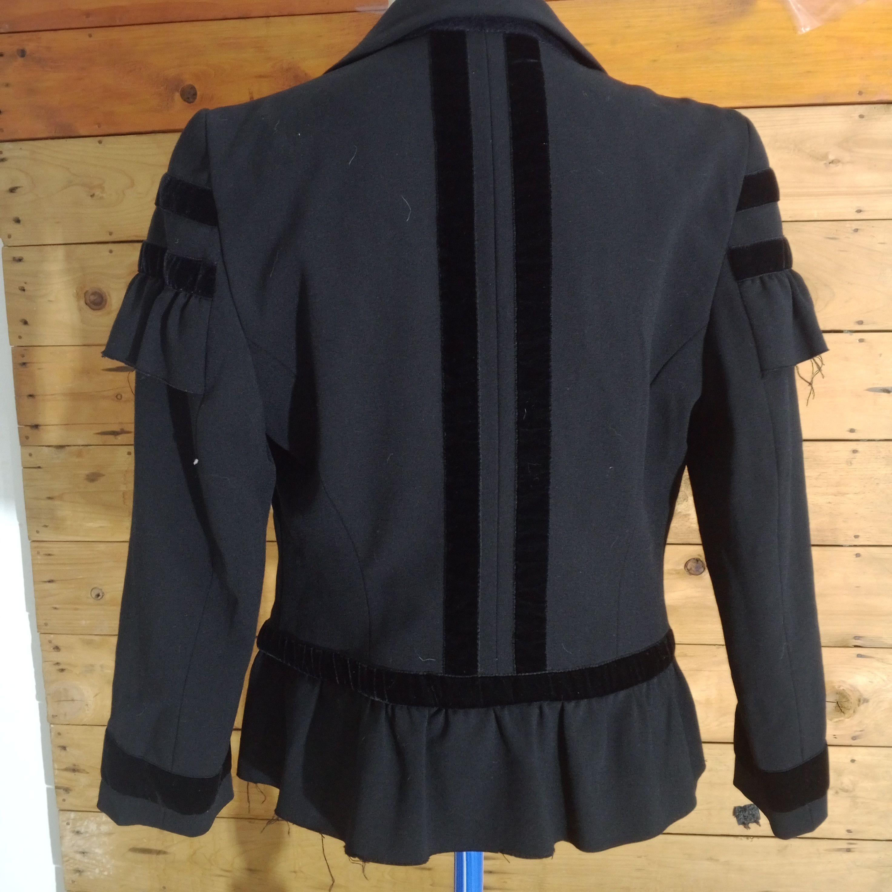 Alexander McQueen Alexander Mqueen Blazer Black Distressed Size XS / US 0-2 / IT 36-38 - 4 Thumbnail