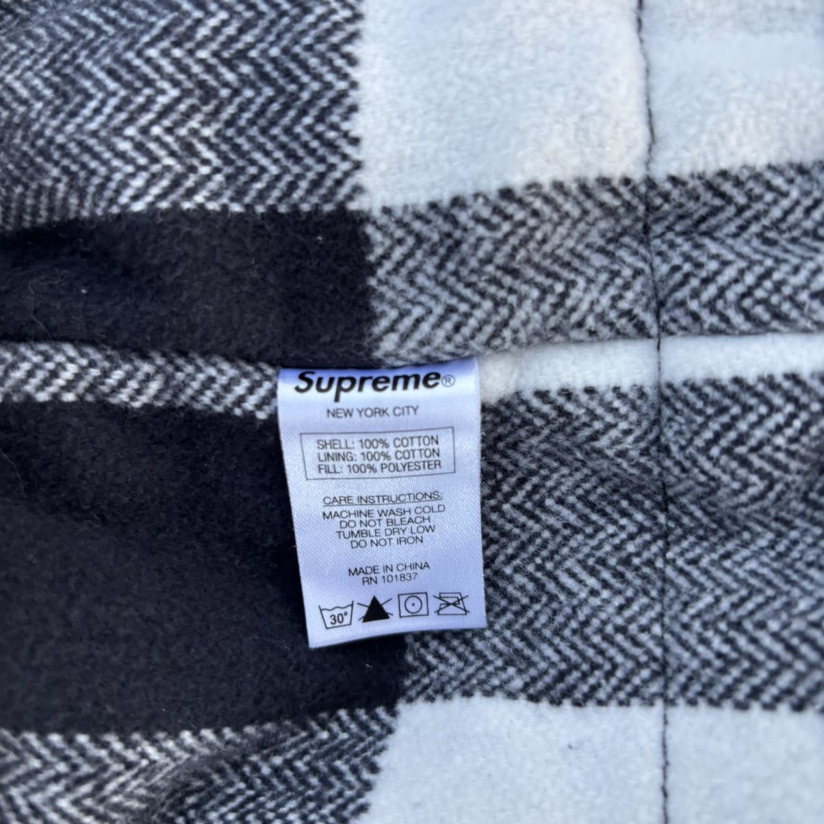 Supreme Men's Size Large Supreme FW14 Buffalo Plaid Flannel Vest Size US L / EU 52-54 / 3 - 4 Thumbnail