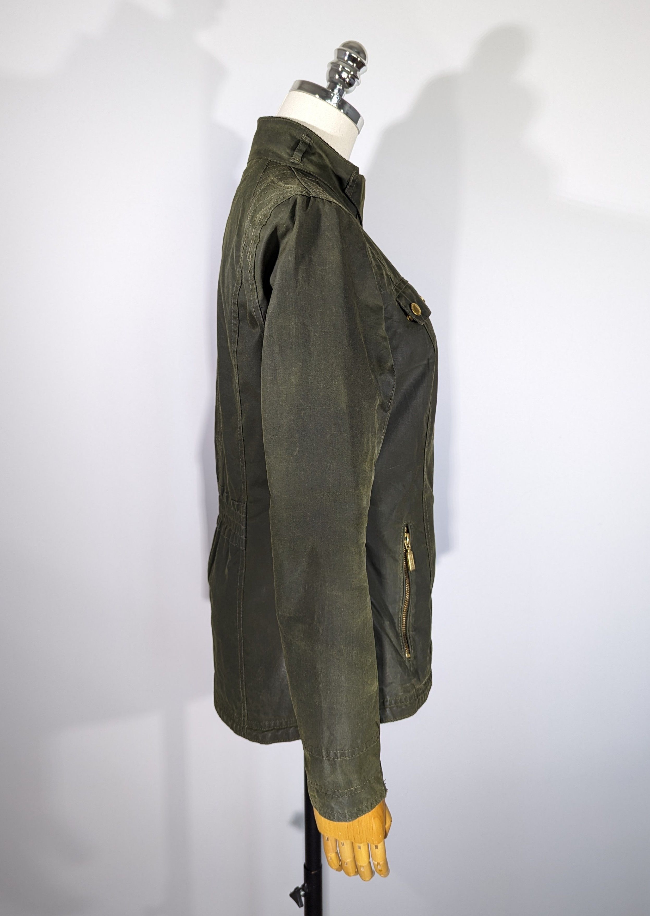 Barbour BARBOUR INTERNATIONAL LEADER WAX Jacket Motorcycle Clothing Size S / US 4 / IT 40 - 10 Thumbnail
