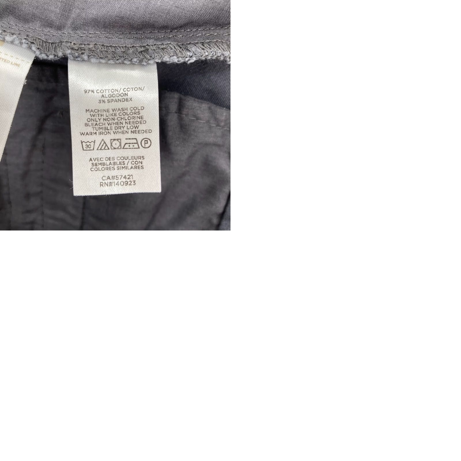 Loft LOFT Ankle Skinny Pants Women's 2 Blue Stretch Fabric Mid Rise Chino Casual NWT Size 28" / US 6 / IT 42 - 9 Thumbnail
