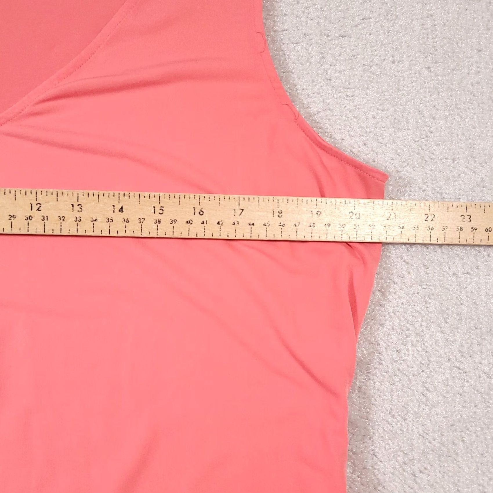 Worthington Worthington Shirt Tank Womens 0X Pink Sheer Lightweight Casual V-Neck Sleeveless Tank 0X Womens Pink Sheer Lightweight Casual Tank V-Neck Size XL / US 12-14 / IT 48-50 - 6 Thumbnail