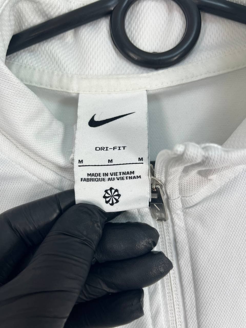Nike Nike Dri Fit Full Zip Track Jacket White Mens Size M Size US M / EU 48-50 / 2 - 3 Thumbnail
