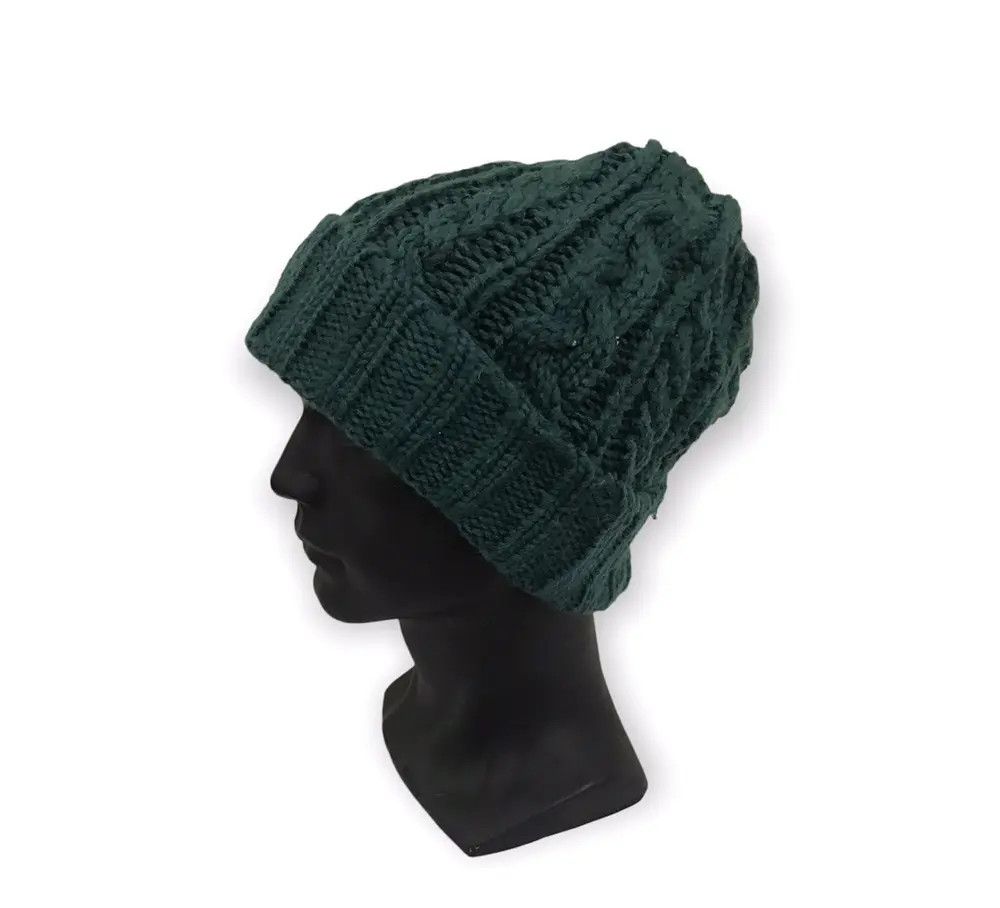 Japanese Brand Japanese Brand Plain Knit Design Beanie Hat Size ONE SIZE - 1 Thumbnail