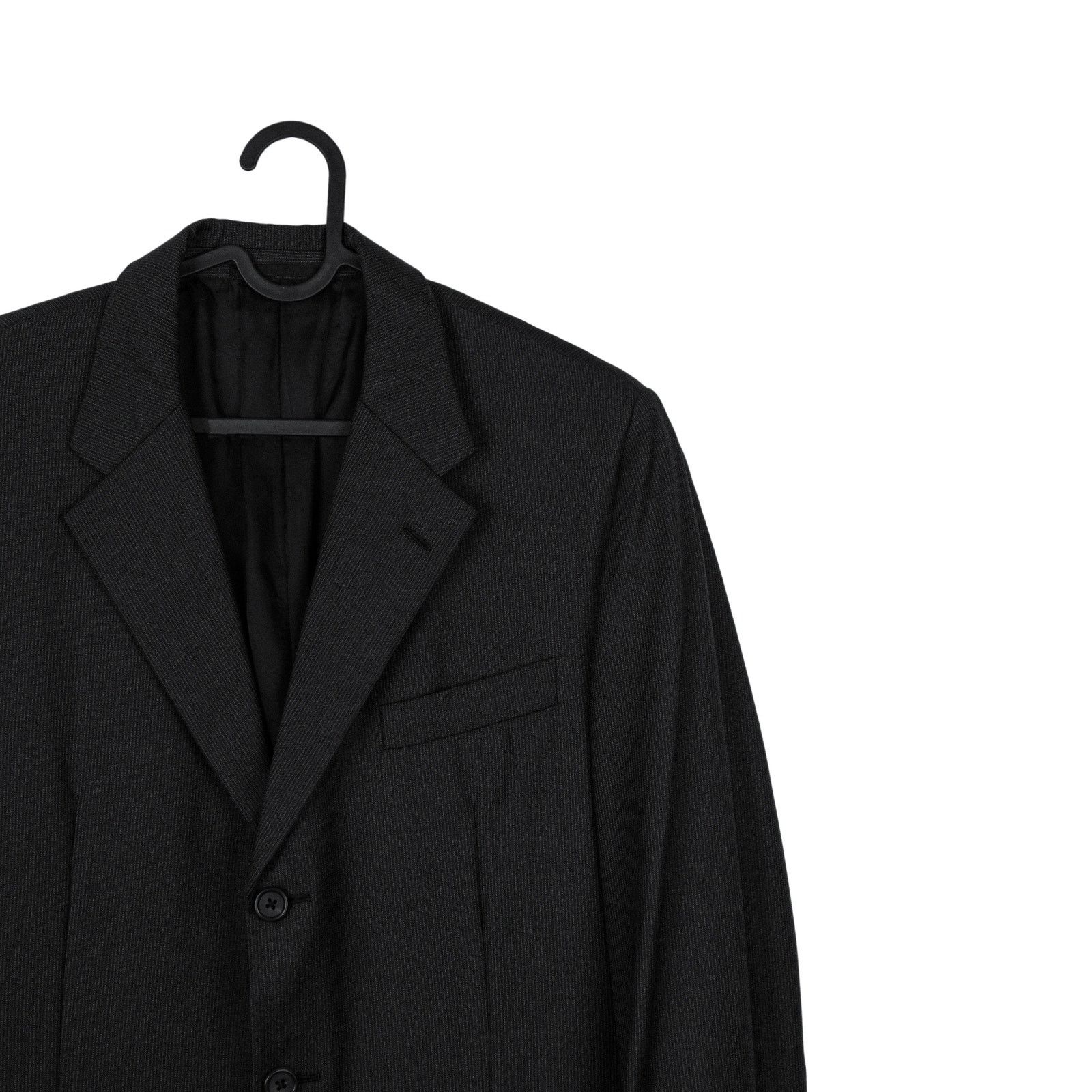 Prada Prada Milano Black Pure Virgin Wool Tailored Blazer Jacket Size US L / EU 52-54 / 3 - 4 Thumbnail