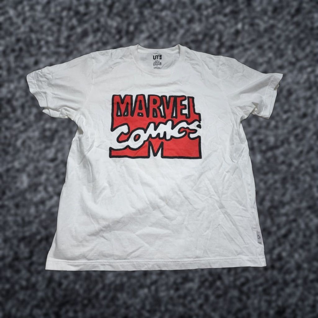 Uniqlo Vintage Uniqlo Marvel Comics T-Shirt Men L Jason Polan Crew Neck Short Sleeve Cotton Size US L / EU 52-54 / 3 - 1 Thumbnail