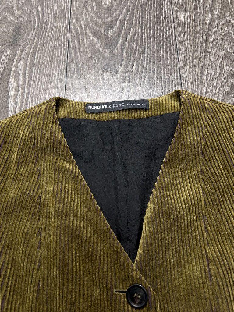 Rundholz Womens Corduroy Vest Gilet Waistcoat Button Closure Size S Size S / US 4 / IT 40 - 3 Thumbnail