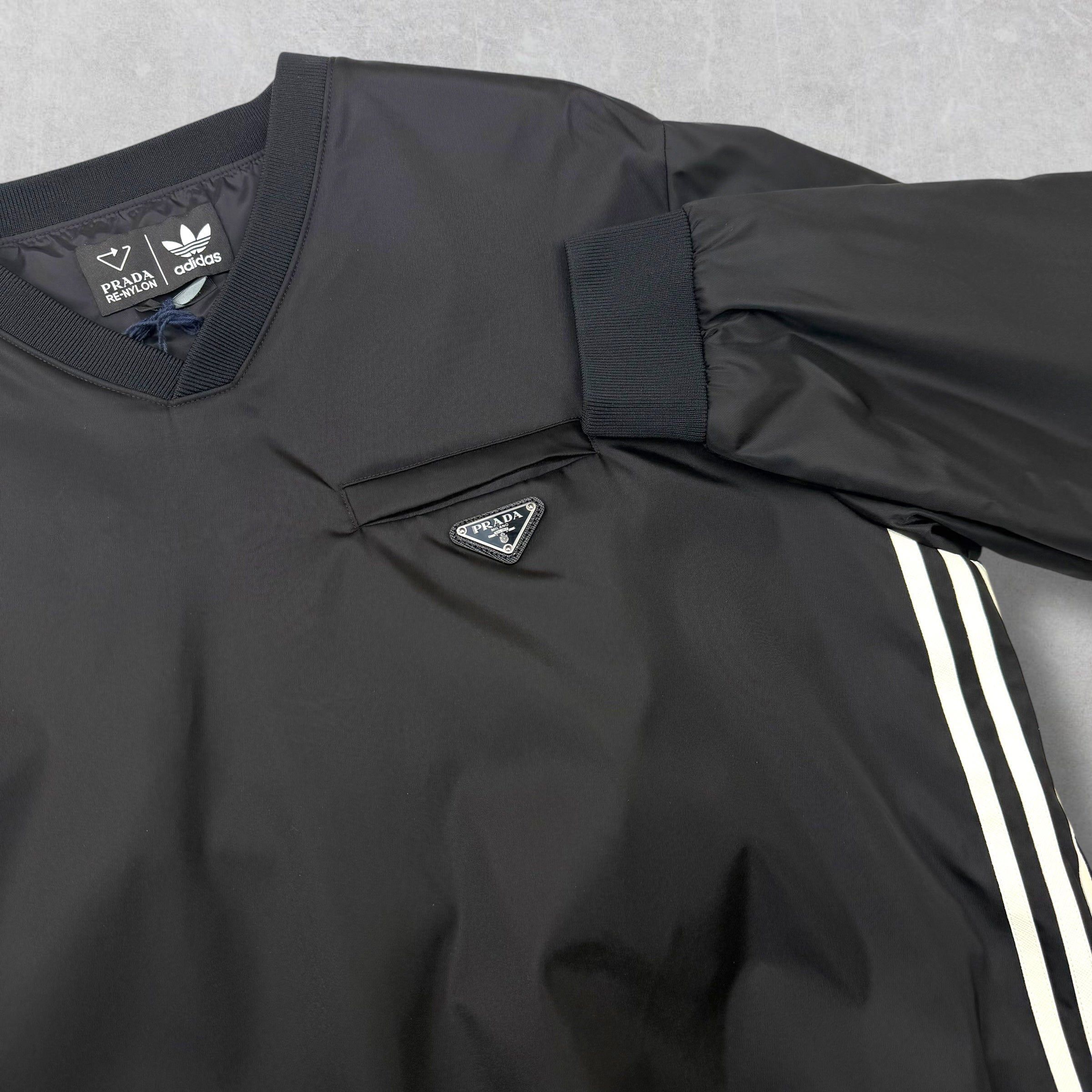 Prada Prada Adidas Re-Nylon Black Sweatshirt XL Size US XL / EU 56 / 4 - 3 Thumbnail
