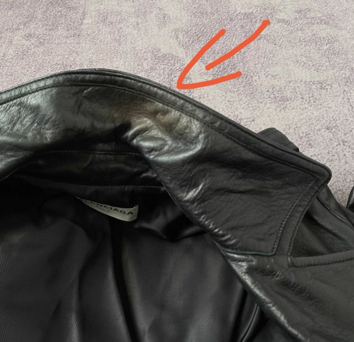 Balenciaga Balenciaga Lambskin Leather Biker Jacket Size XXS / US 00 / IT 34 - 4 Thumbnail