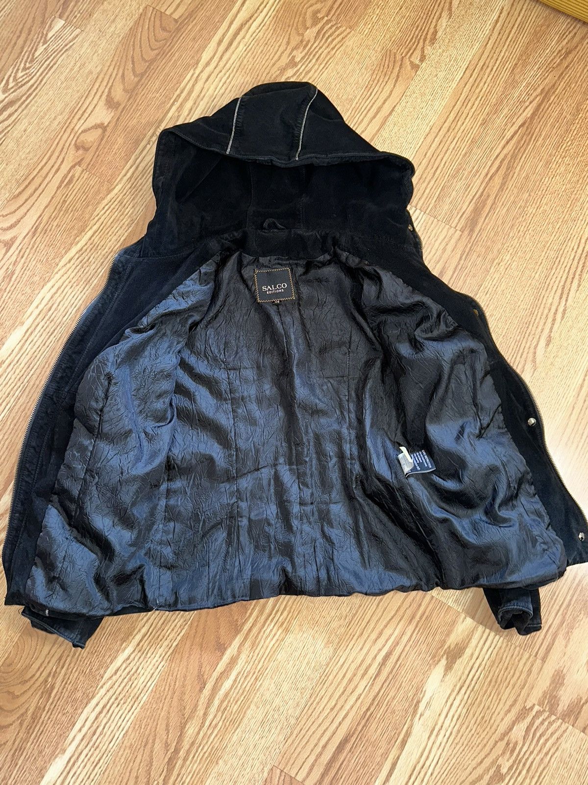 Other 2000s JAPANESE ISSEY MIYAKE STYLE RARE LEATHER SUEDE JACKET Size US XS / EU 42 / 0 - 7 Thumbnail
