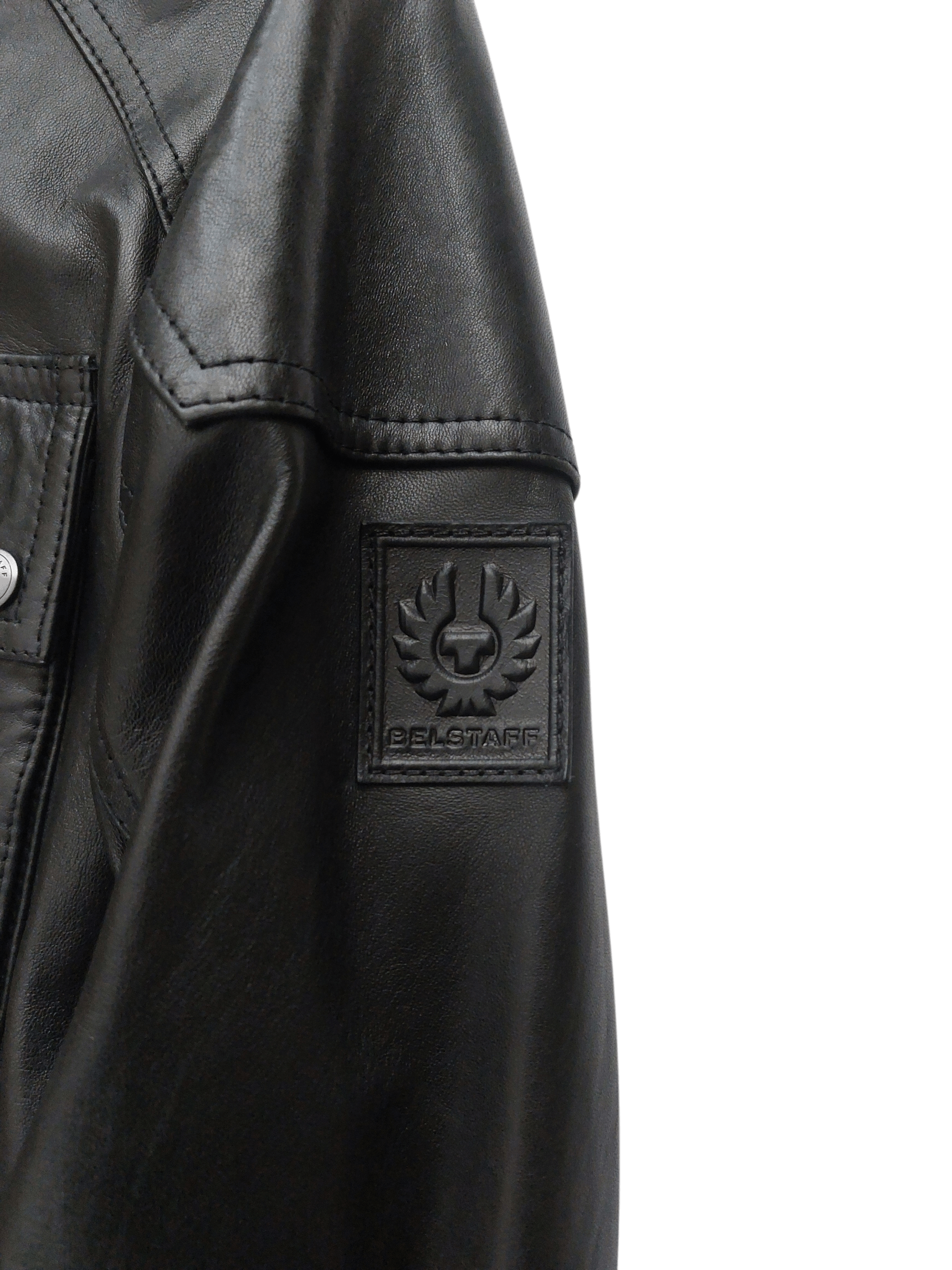 Belstaff Belstaff Woodbridge Black Leather Jacket Size US XL / EU 56 / 4 - 7 Thumbnail