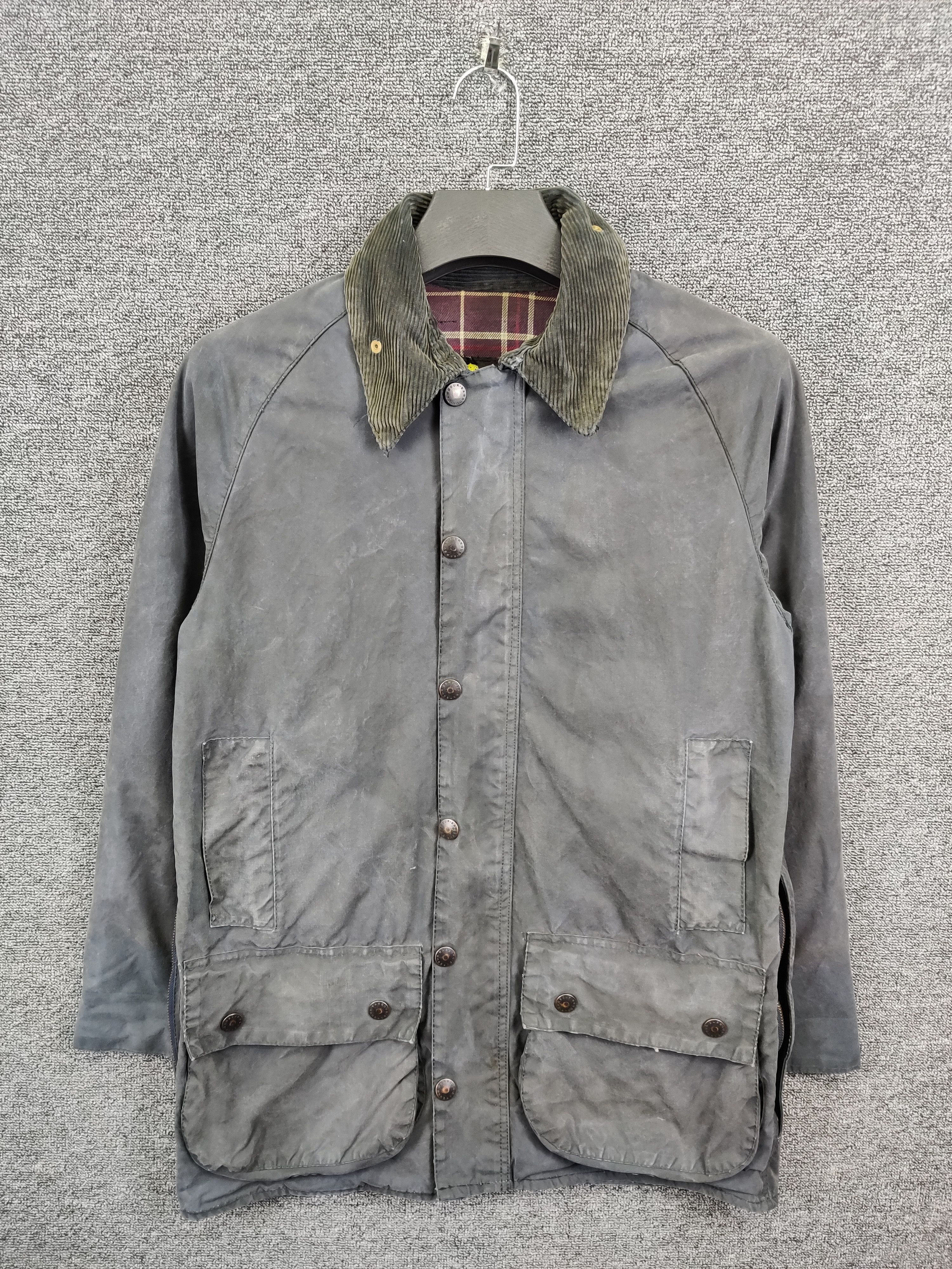 Vintage 90's Barbour Care Waxed Jacket
