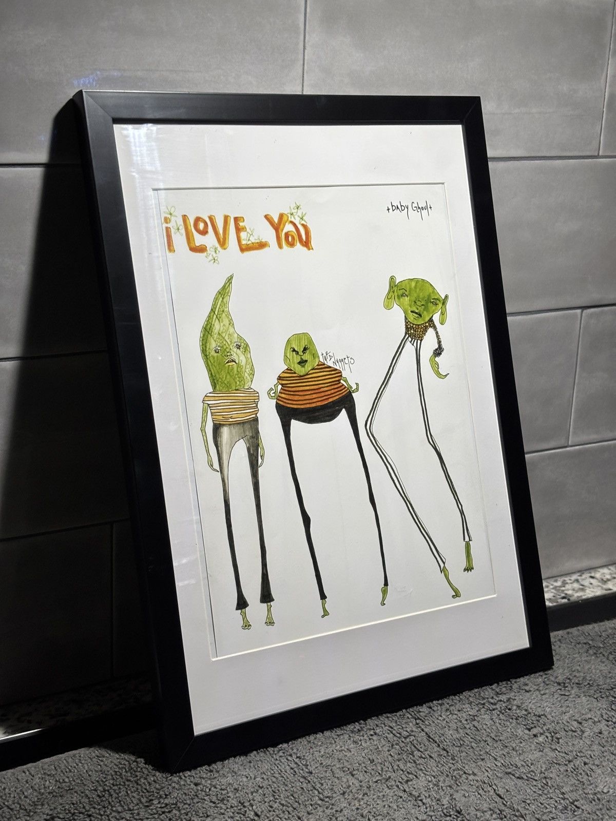 Chrome Hearts • Chrome Hearts • 🧡 Baby Ghoul 💚 Framed Poster Size ONE SIZE - 3 Thumbnail